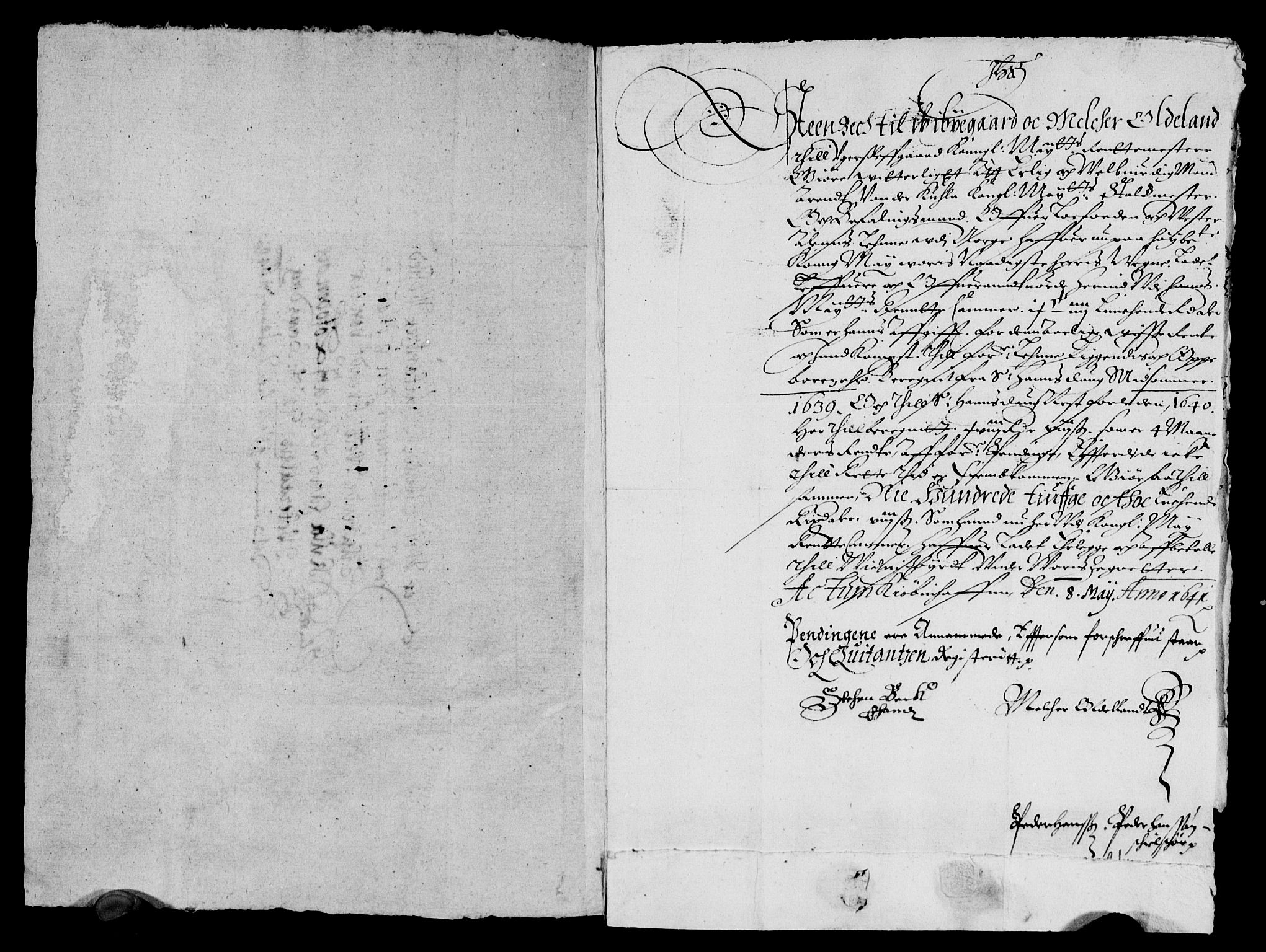 Rentekammeret inntil 1814, Reviderte regnskaper, Lensregnskaper, RA/EA-5023/R/Rb/Rbz/L0029: Nordlandenes len, 1638-1646