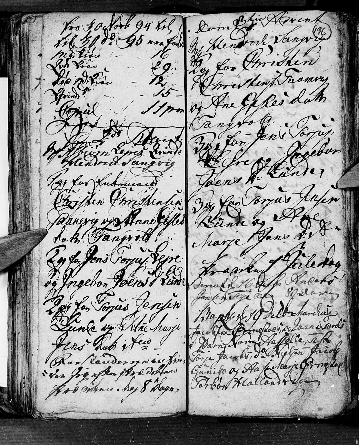 Søgne sokneprestkontor, AV/SAK-1111-0037/F/Fb/Fbb/L0001: Parish register (copy) no. B 1, 1779-1802, p. 196