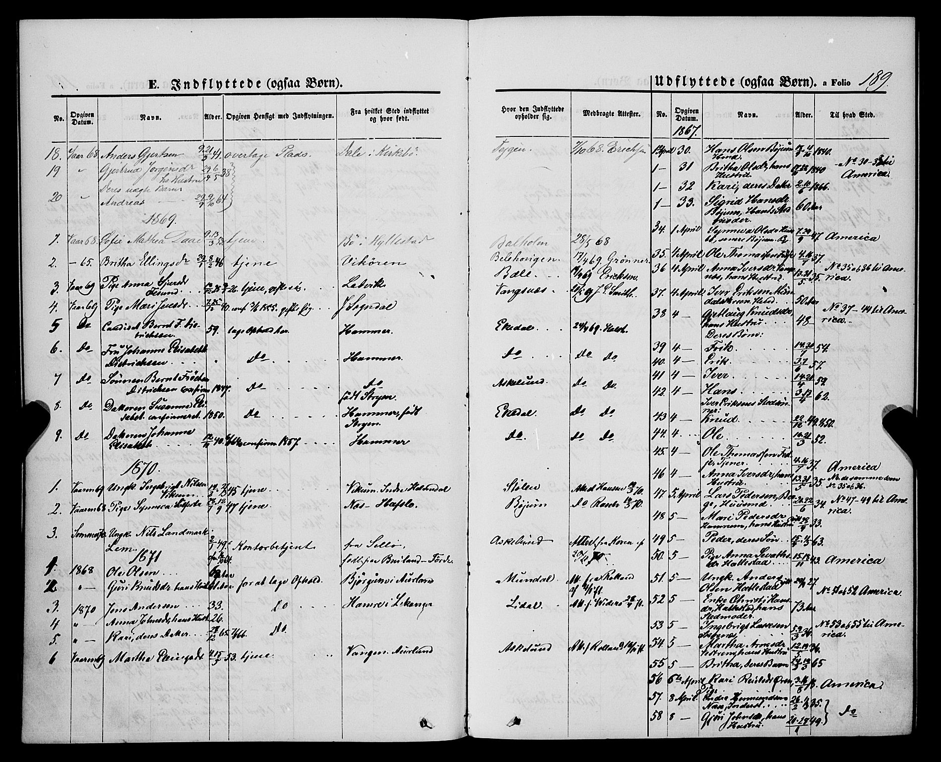 Balestrand sokneprestembete, AV/SAB-A-79601/H/Haa/Haaa/L0003: Parish register (official) no. A 3, 1867-1878, p. 189