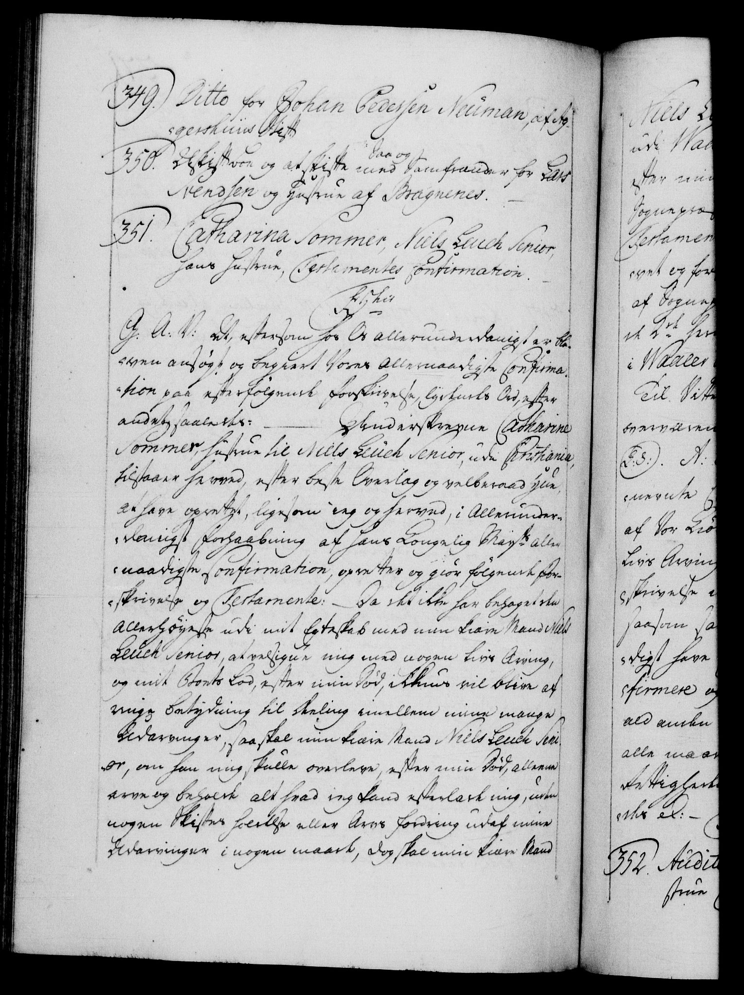 Danske Kanselli 1572-1799, AV/RA-EA-3023/F/Fc/Fca/Fcaa/L0042: Norske registre, 1763-1766, p. 371b