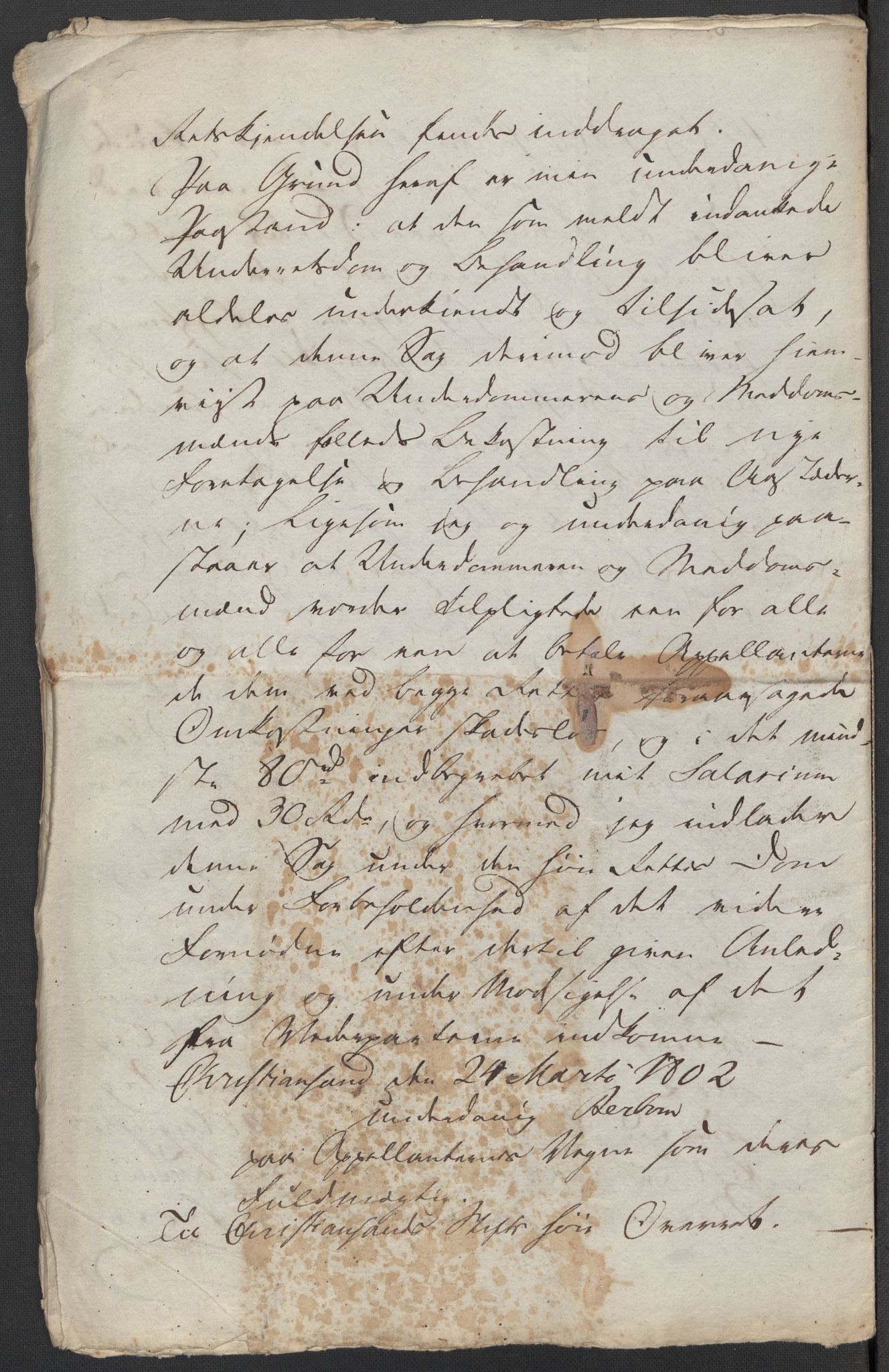 Riksarkivets diplomsamling, AV/RA-EA-5965/F15/L0034: Prestearkiv - Vest-Agder, 1801-1803, p. 210