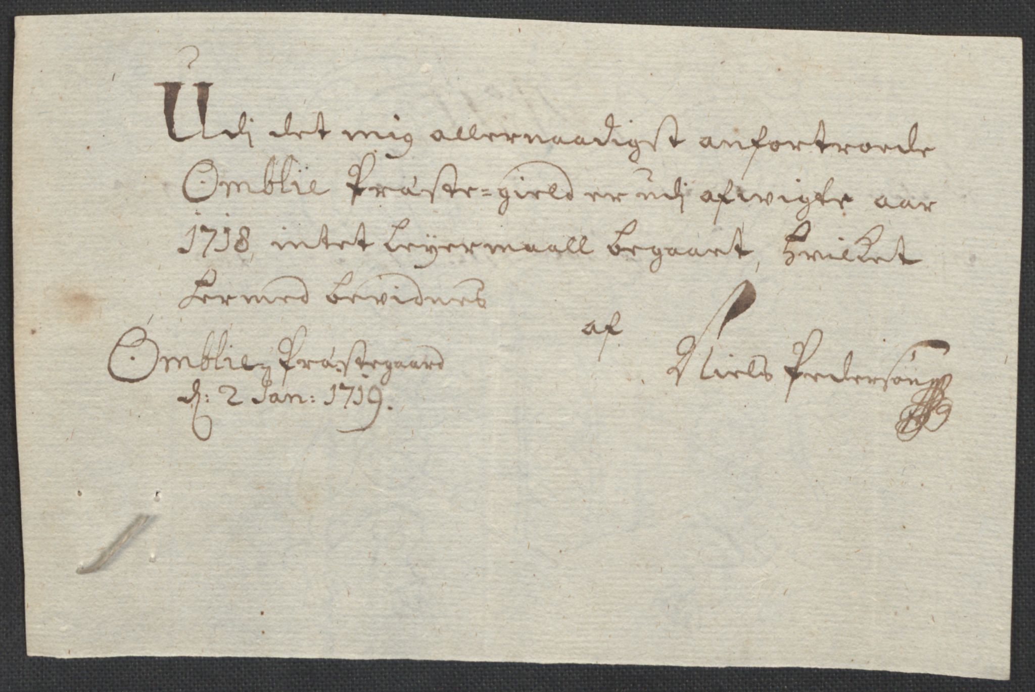 Rentekammeret inntil 1814, Reviderte regnskaper, Fogderegnskap, AV/RA-EA-4092/R40/L2453: Fogderegnskap Råbyggelag, 1718-1719, p. 106