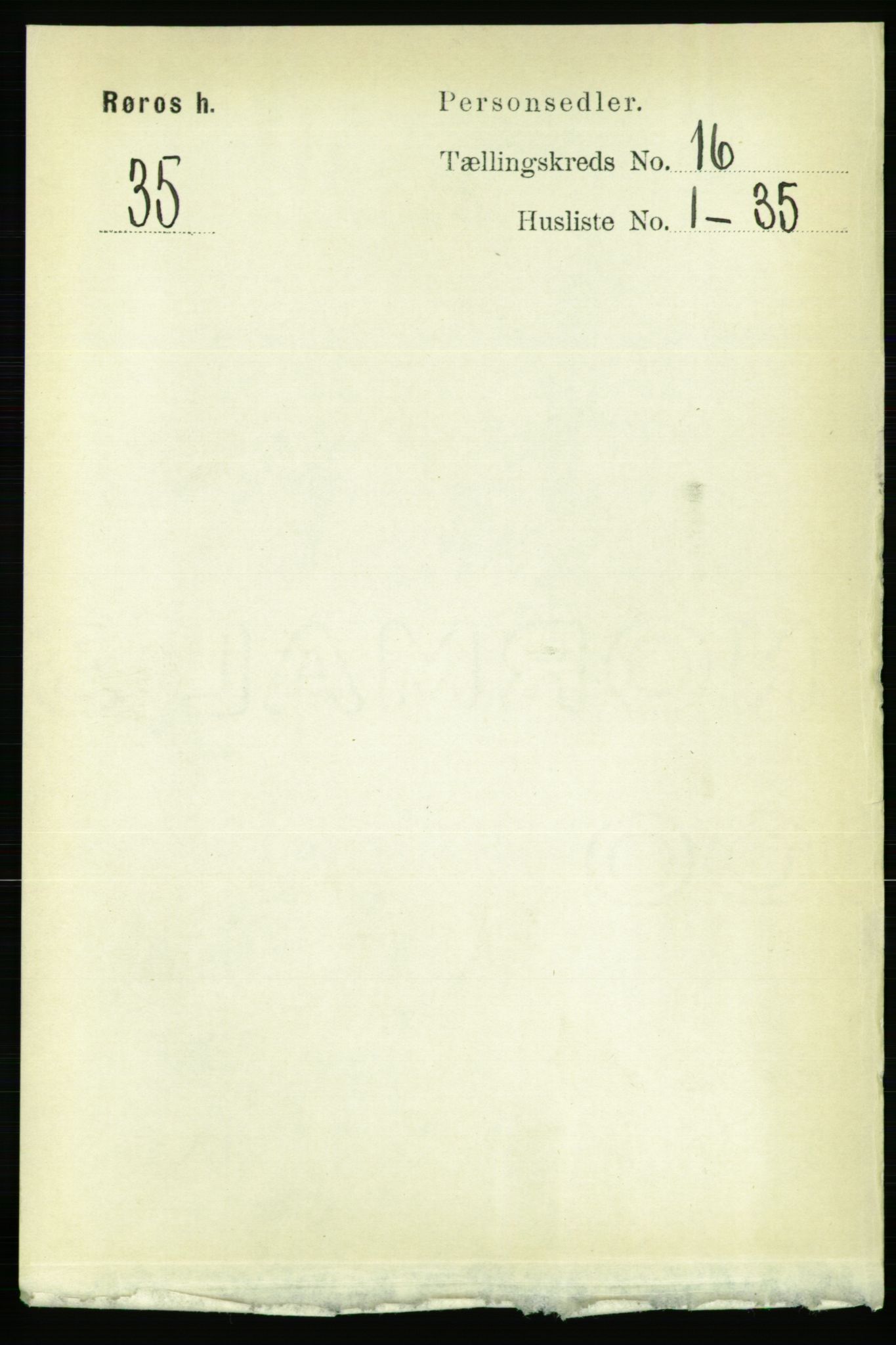 RA, 1891 census for 1640 Røros, 1891, p. 3780