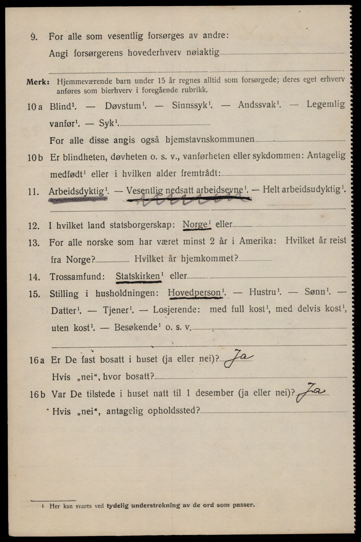 SAT, 1920 census for Trondheim, 1920, p. 73729