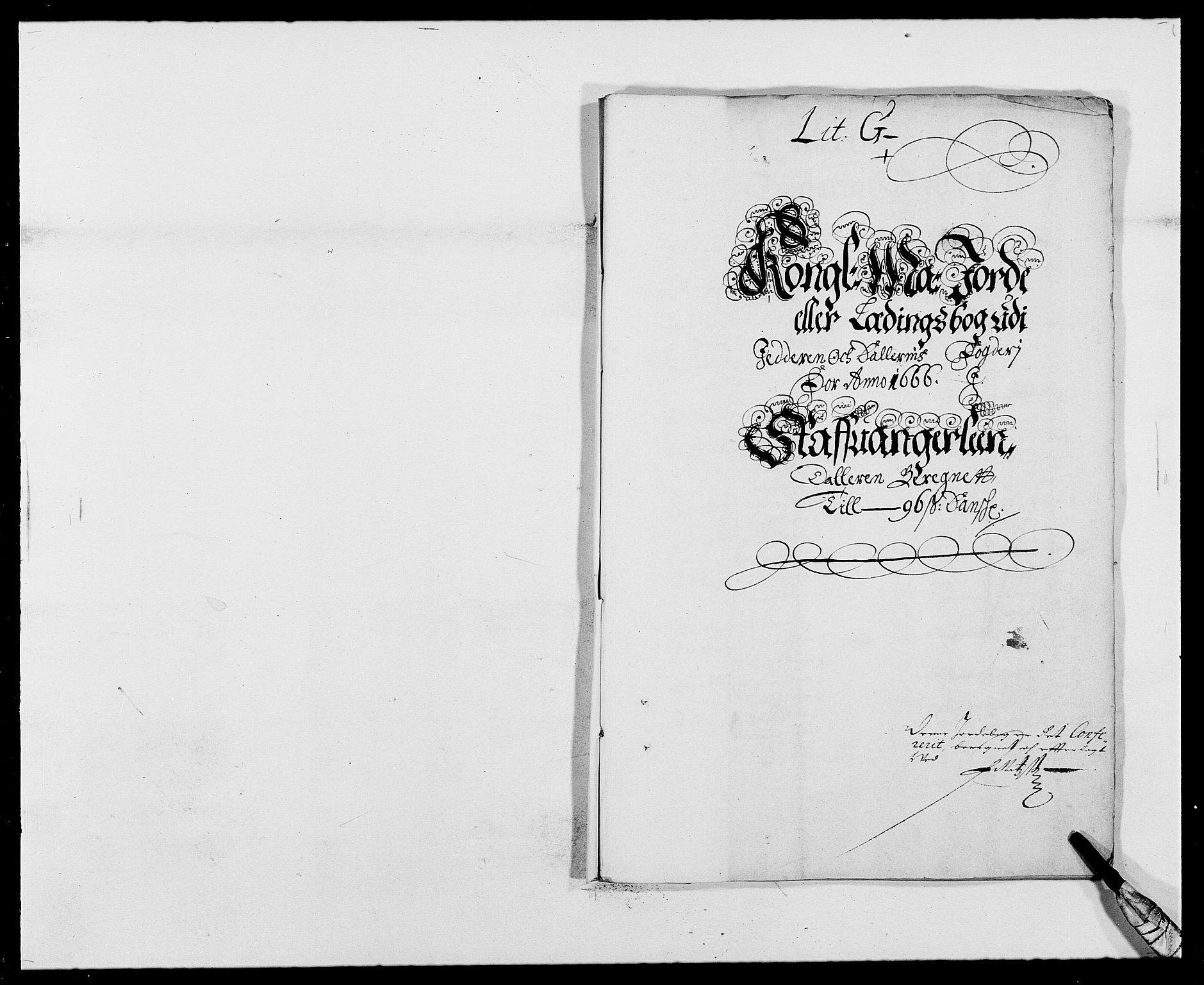 Rentekammeret inntil 1814, Reviderte regnskaper, Fogderegnskap, RA/EA-4092/R46/L2709: Fogderegnskap Jæren og Dalane, 1665-1667, p. 209