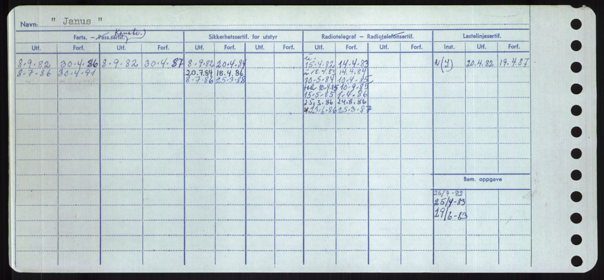 Sjøfartsdirektoratet med forløpere, Skipsmålingen, RA/S-1627/H/Hd/L0019: Fartøy, J, p. 176