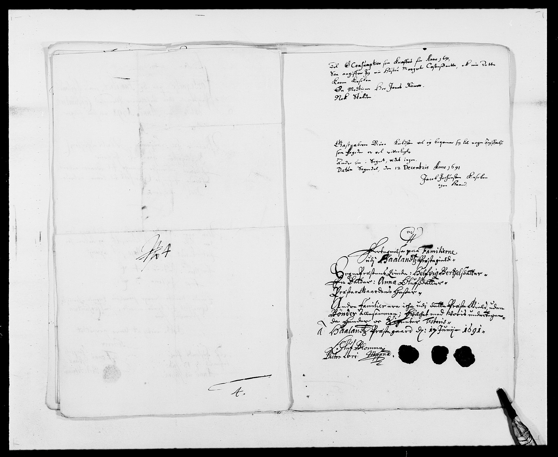 Rentekammeret inntil 1814, Reviderte regnskaper, Fogderegnskap, AV/RA-EA-4092/R46/L2727: Fogderegnskap Jæren og Dalane, 1690-1693, p. 100