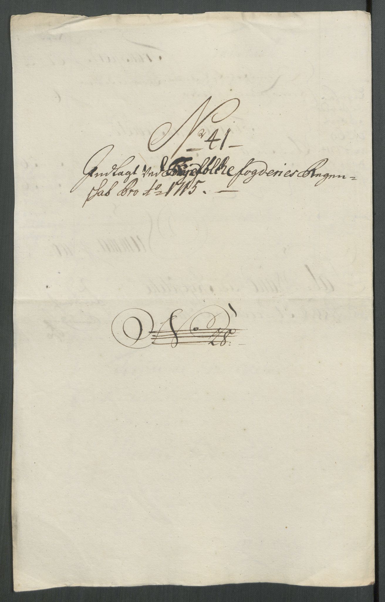 Rentekammeret inntil 1814, Reviderte regnskaper, Fogderegnskap, AV/RA-EA-4092/R47/L2868: Fogderegnskap Ryfylke, 1715, p. 284