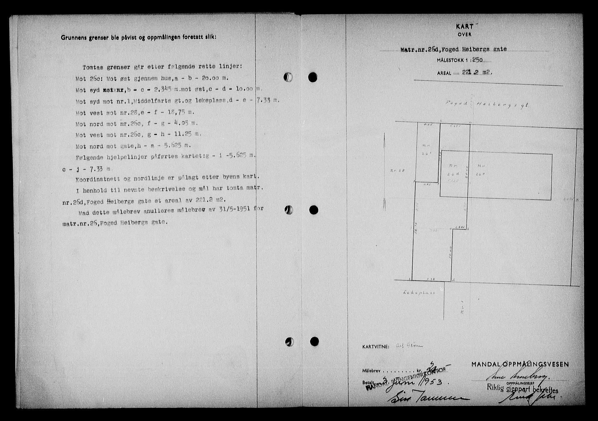 Mandal sorenskriveri, SAK/1221-0005/001/G/Gb/Gba/L0087: Mortgage book no. A-24, 1953-1953, Diary no: : 785/1953