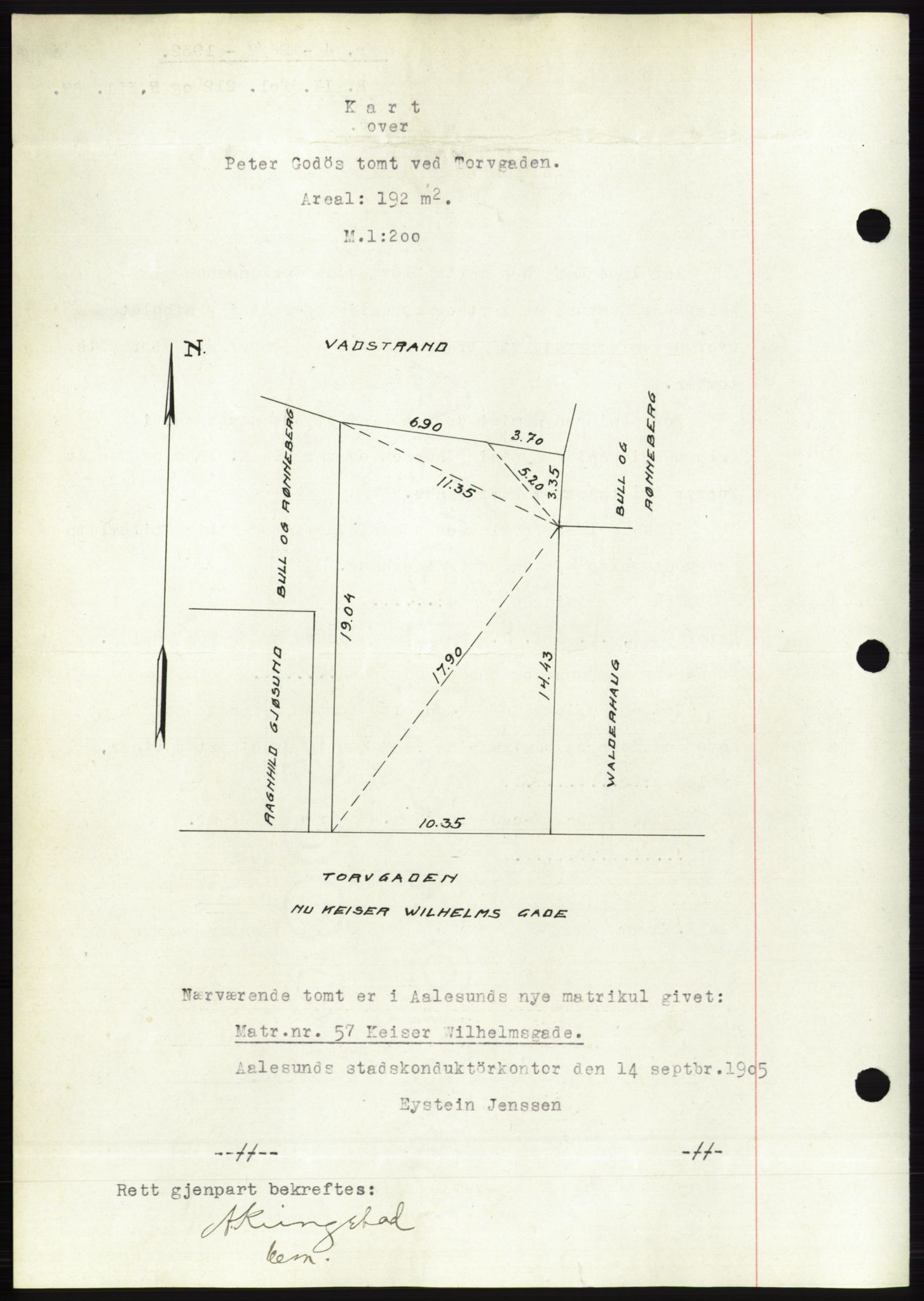 Ålesund byfogd, AV/SAT-A-4384: Mortgage book no. 30, 1932-1933, Deed date: 26.07.1932