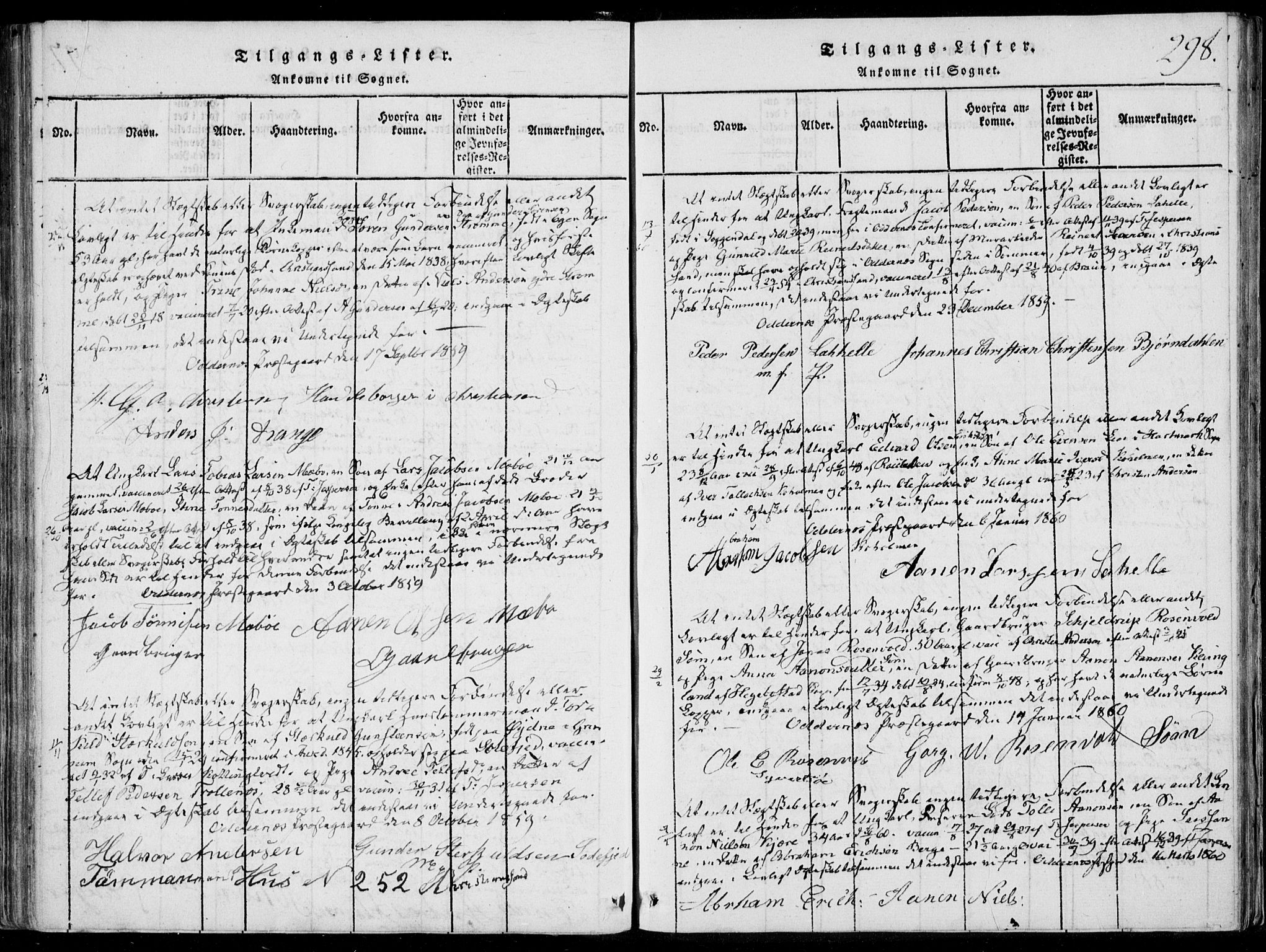 Oddernes sokneprestkontor, AV/SAK-1111-0033/F/Fa/Faa/L0005: Parish register (official) no. A 5, 1820-1838, p. 298