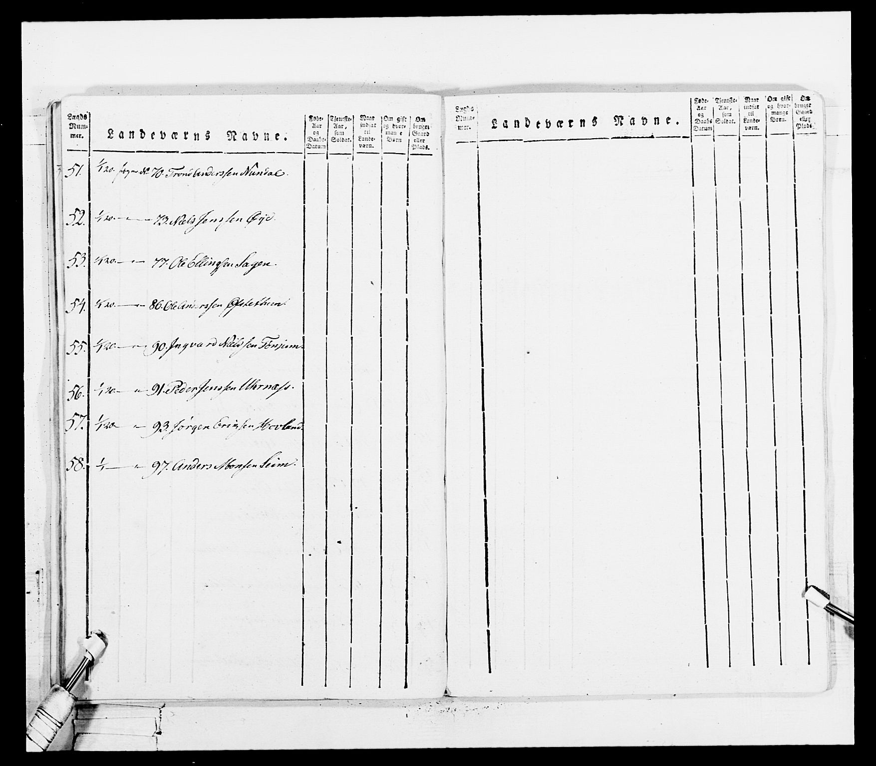 Generalitets- og kommissariatskollegiet, Det kongelige norske kommissariatskollegium, AV/RA-EA-5420/E/Eh/L0100: Bergenhusiske skarpskytterbataljon, 1812, p. 157