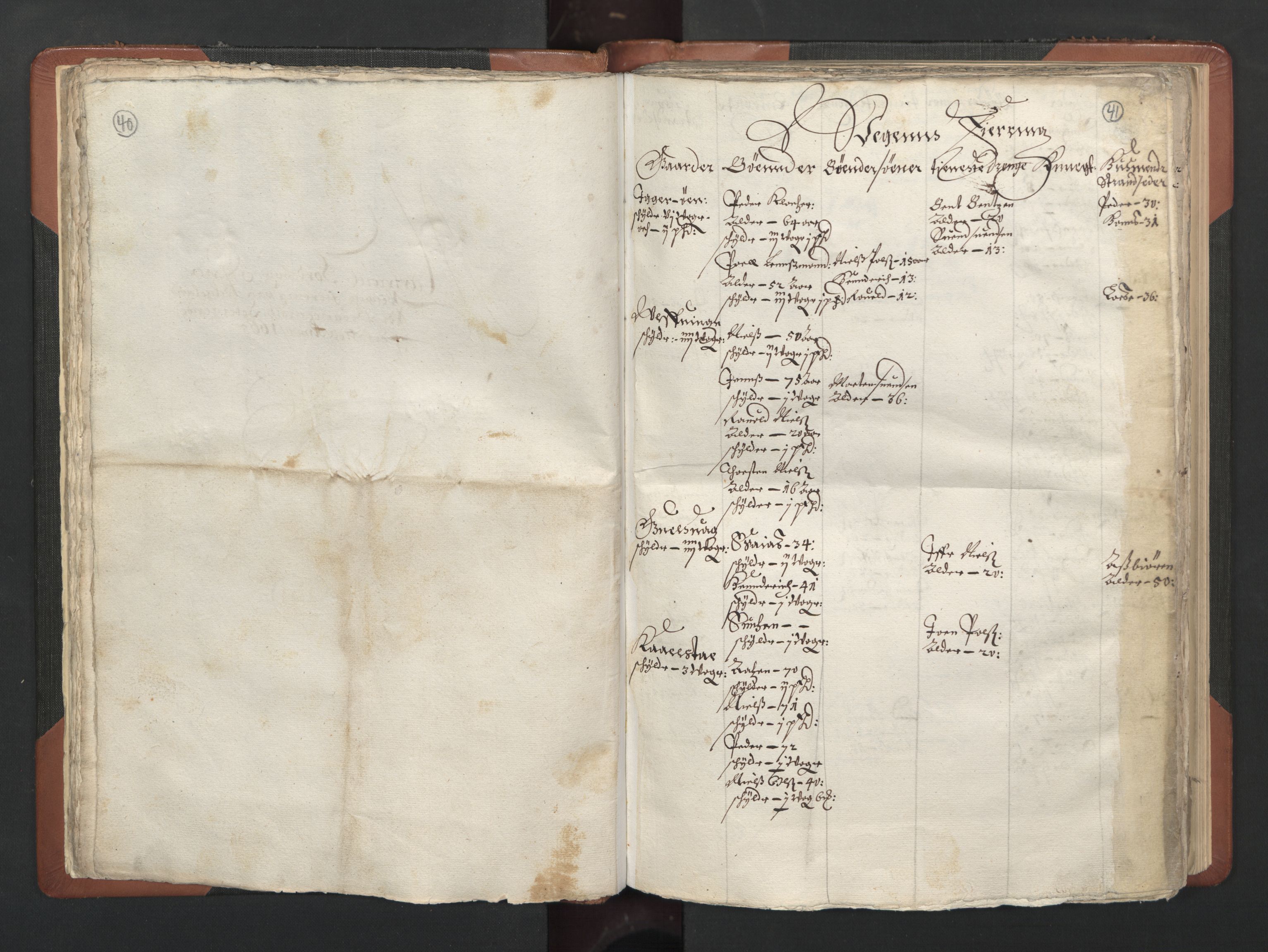 RA, Bailiff's Census 1664-1666, no. 20: Modern Nordland county, modern Troms county and modern Finnmark county, 1665, p. 40-41