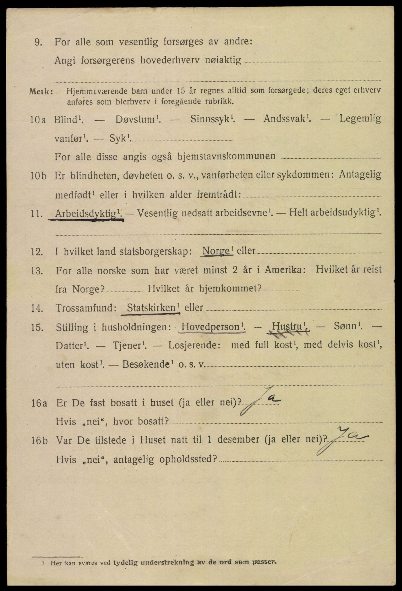 SAK, 1920 census for Kristiansand, 1920, p. 23598