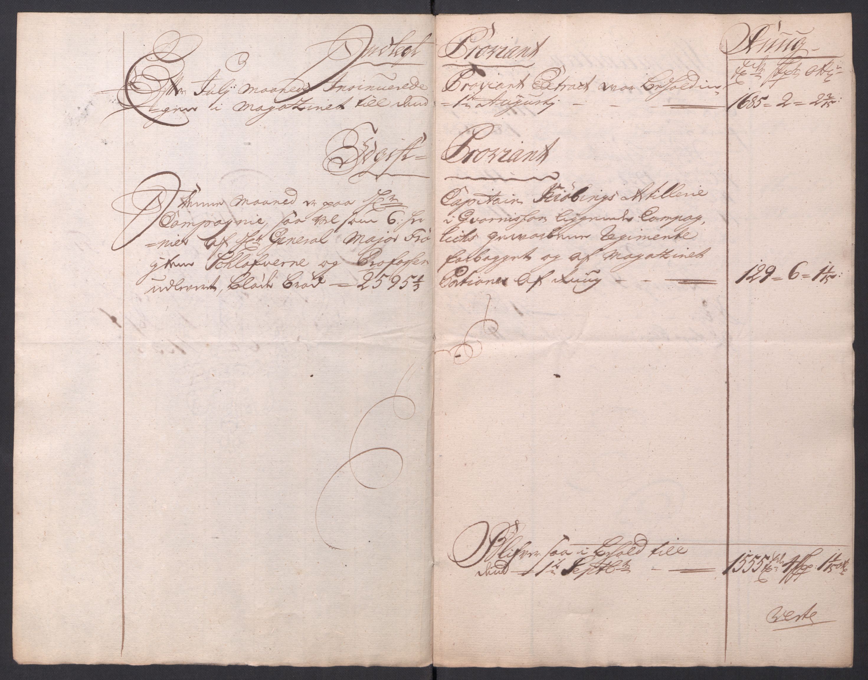 Kommanderende general (KG I) med Det norske krigsdirektorium, AV/RA-EA-5419/D/L0154: Fredriksten festning: Brev, inventarfortegnelser og regnskapsekstrakter, 1730-1739, p. 176