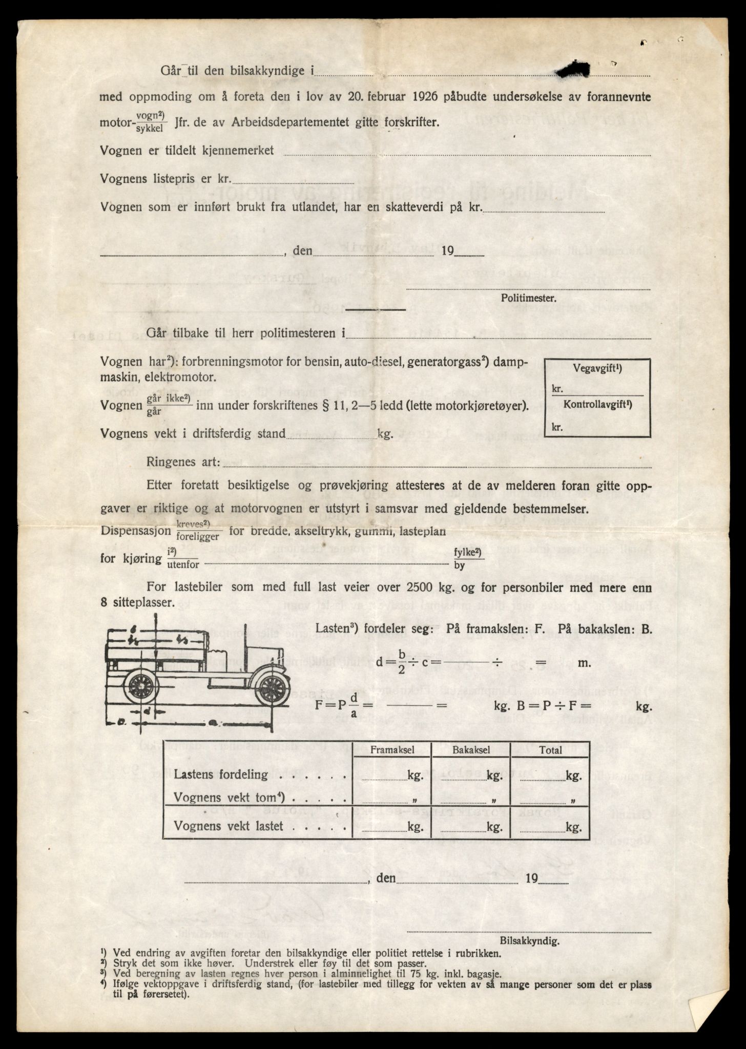 Møre og Romsdal vegkontor - Ålesund trafikkstasjon, AV/SAT-A-4099/F/Fe/L0010: Registreringskort for kjøretøy T 1050 - T 1169, 1927-1998, p. 309