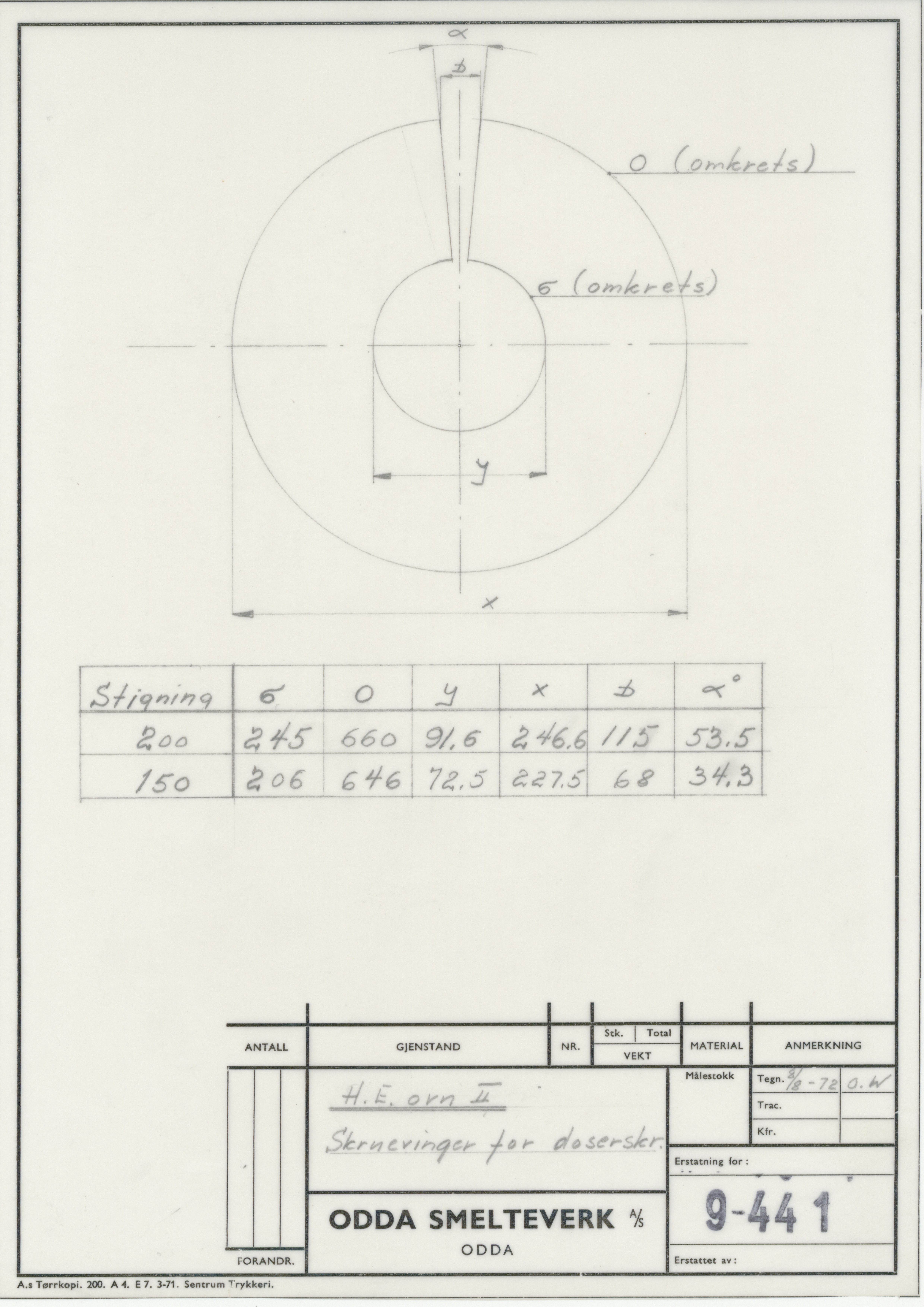 Odda smelteverk AS, KRAM/A-0157.1/T/Td/L0009: Gruppe 9. Blandingsrom og kokstørker, 1920-1970, p. 699