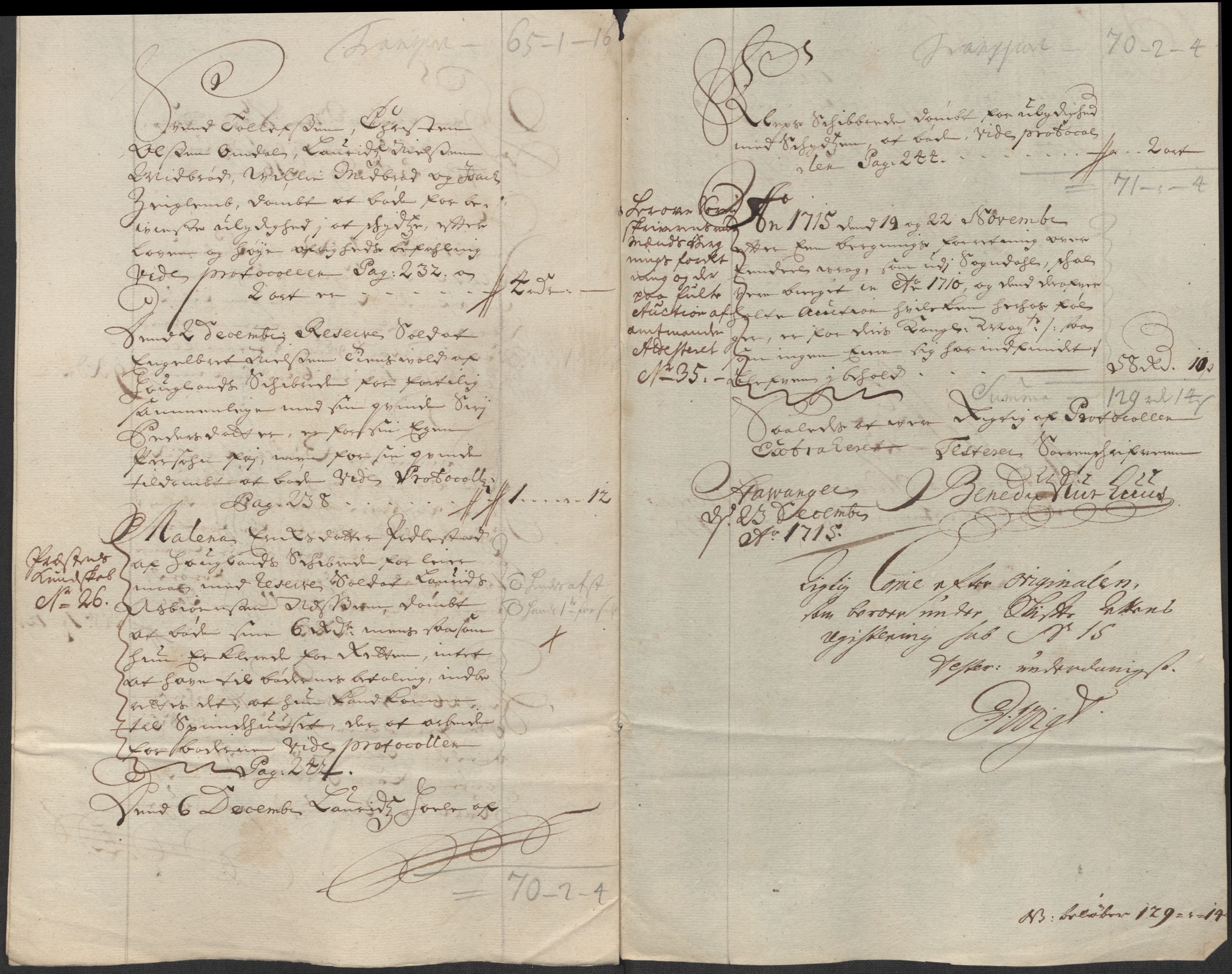 Rentekammeret inntil 1814, Reviderte regnskaper, Fogderegnskap, AV/RA-EA-4092/R46/L2740: Fogderegnskap Jæren og Dalane, 1715-1716, p. 138