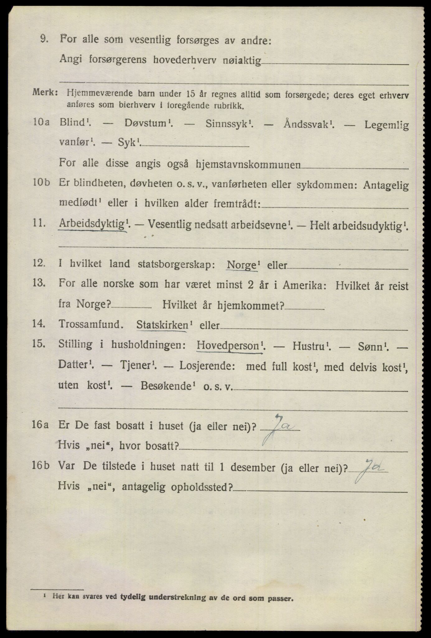 SAKO, 1920 census for Flå, 1920, p. 2620