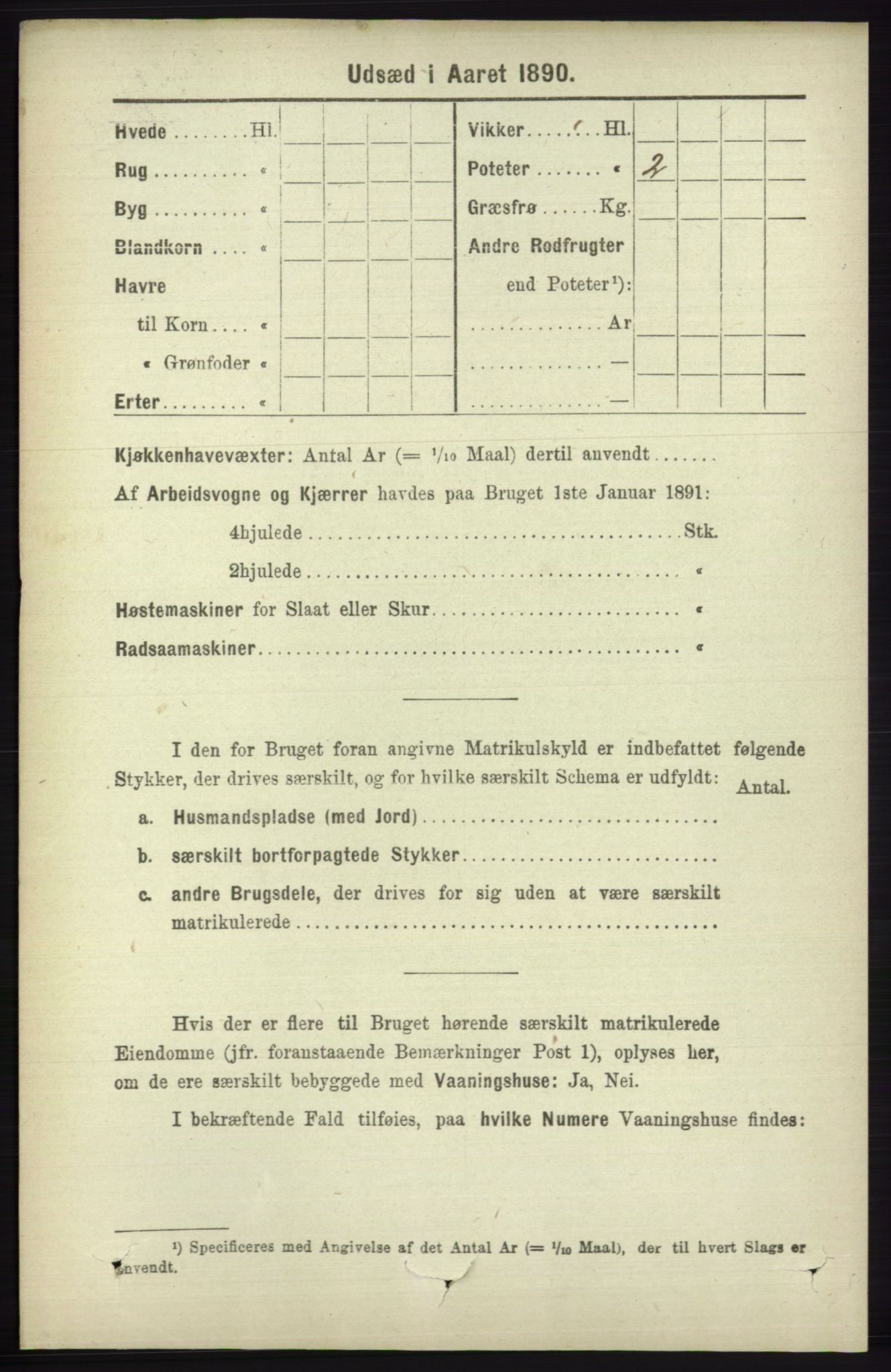 RA, 1891 census for 1230 Ullensvang, 1891, p. 7133