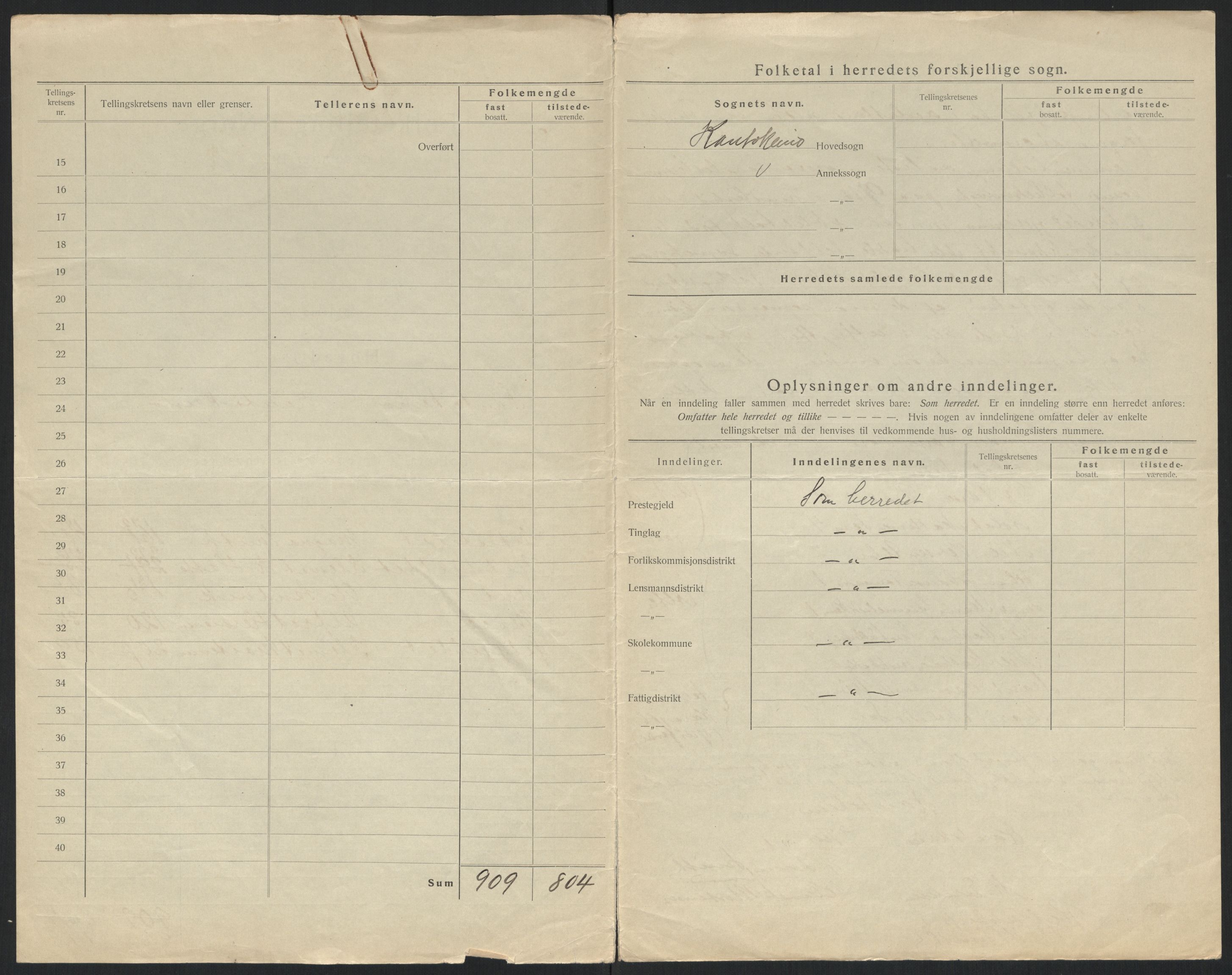 SATØ, 1920 census for Kautokeino, 1920, p. 4