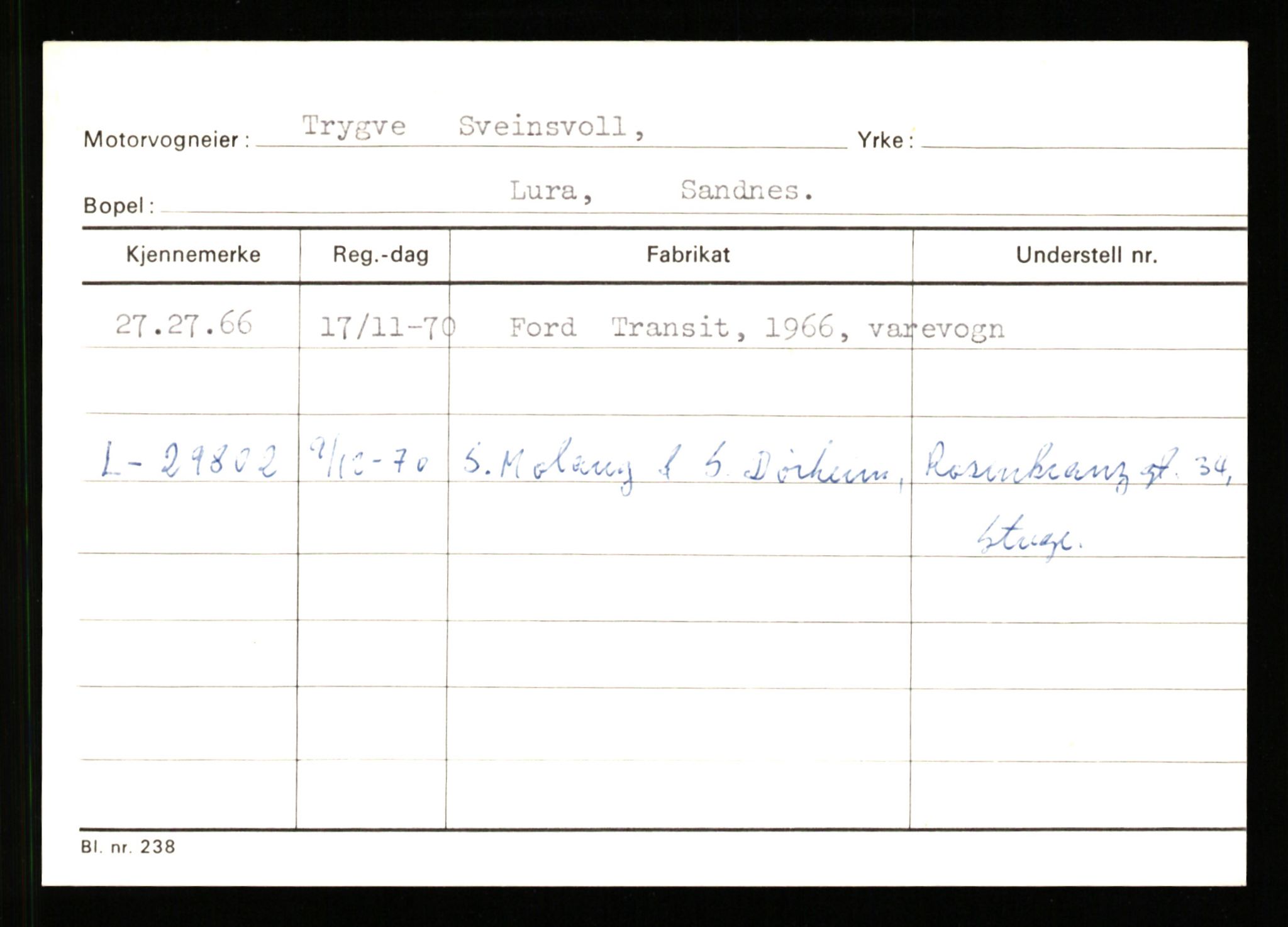 Stavanger trafikkstasjon, AV/SAST-A-101942/0/G/L0011: Registreringsnummer: 240000 - 363477, 1930-1971, p. 1007