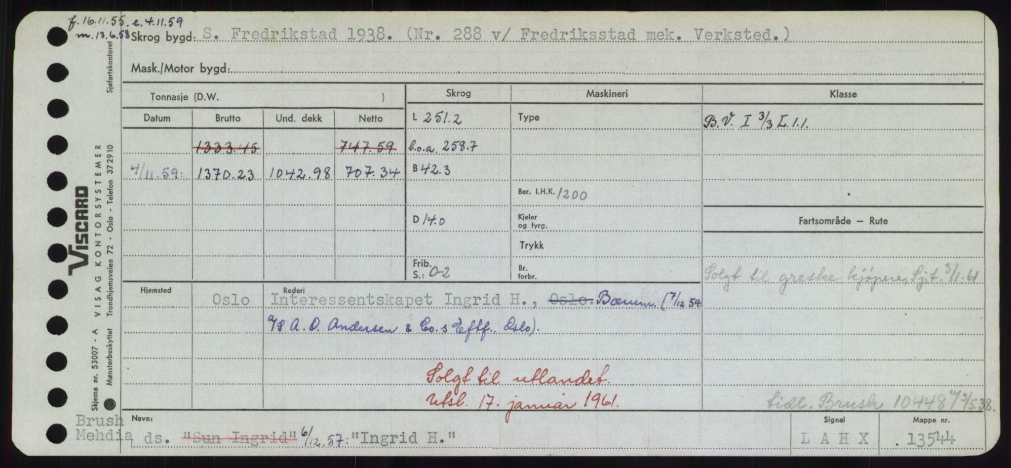 Sjøfartsdirektoratet med forløpere, Skipsmålingen, RA/S-1627/H/Hd/L0018: Fartøy, I, p. 187