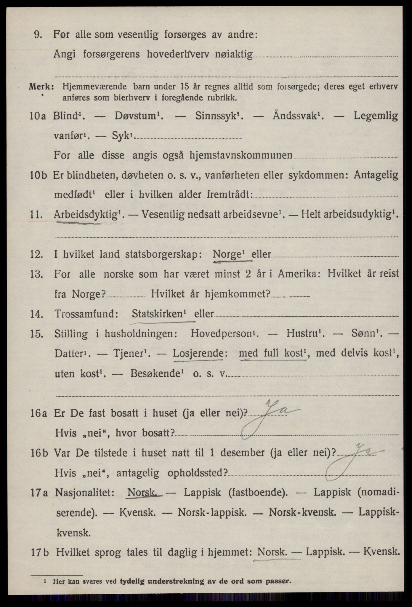 SAT, 1920 census for Singsås, 1920, p. 1356