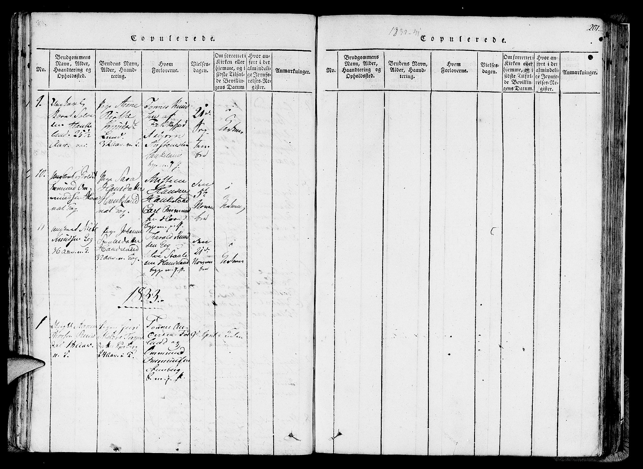 Lund sokneprestkontor, AV/SAST-A-101809/S06/L0005: Parish register (official) no. A 5, 1815-1833, p. 207