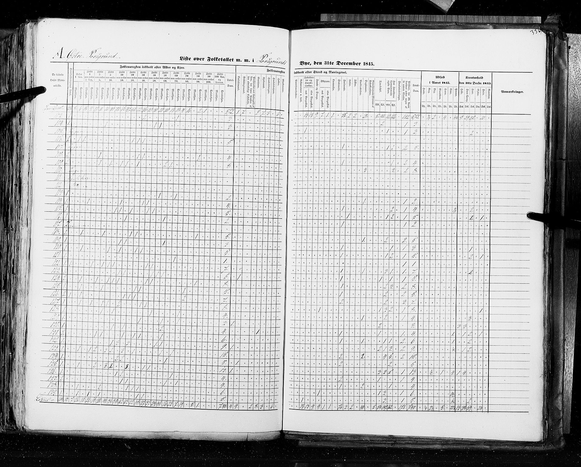 RA, Census 1845, vol. 10: Cities, 1845, p. 356