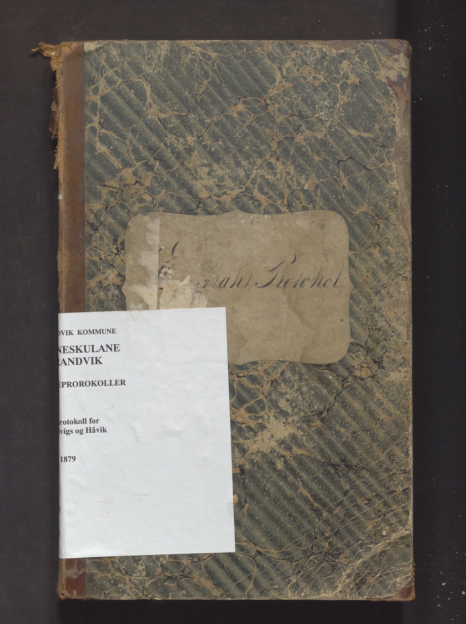 Strandvik kommune. Barneskulane, IKAH/1240-231/F/Fa/L0003: Skuleprotokoll for Strandvik og Håvik krinsar i Fusa prestegjeld, 1872-1879