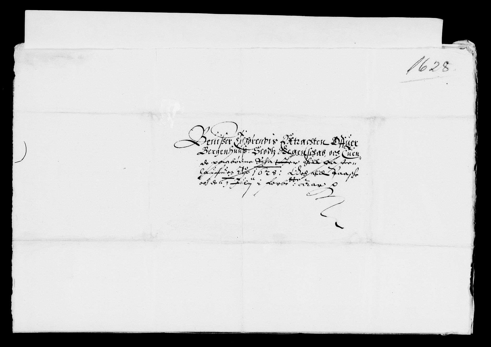 Rentekammeret inntil 1814, Reviderte regnskaper, Lensregnskaper, AV/RA-EA-5023/R/Rb/Rbt/L0049: Bergenhus len, 1628-1629