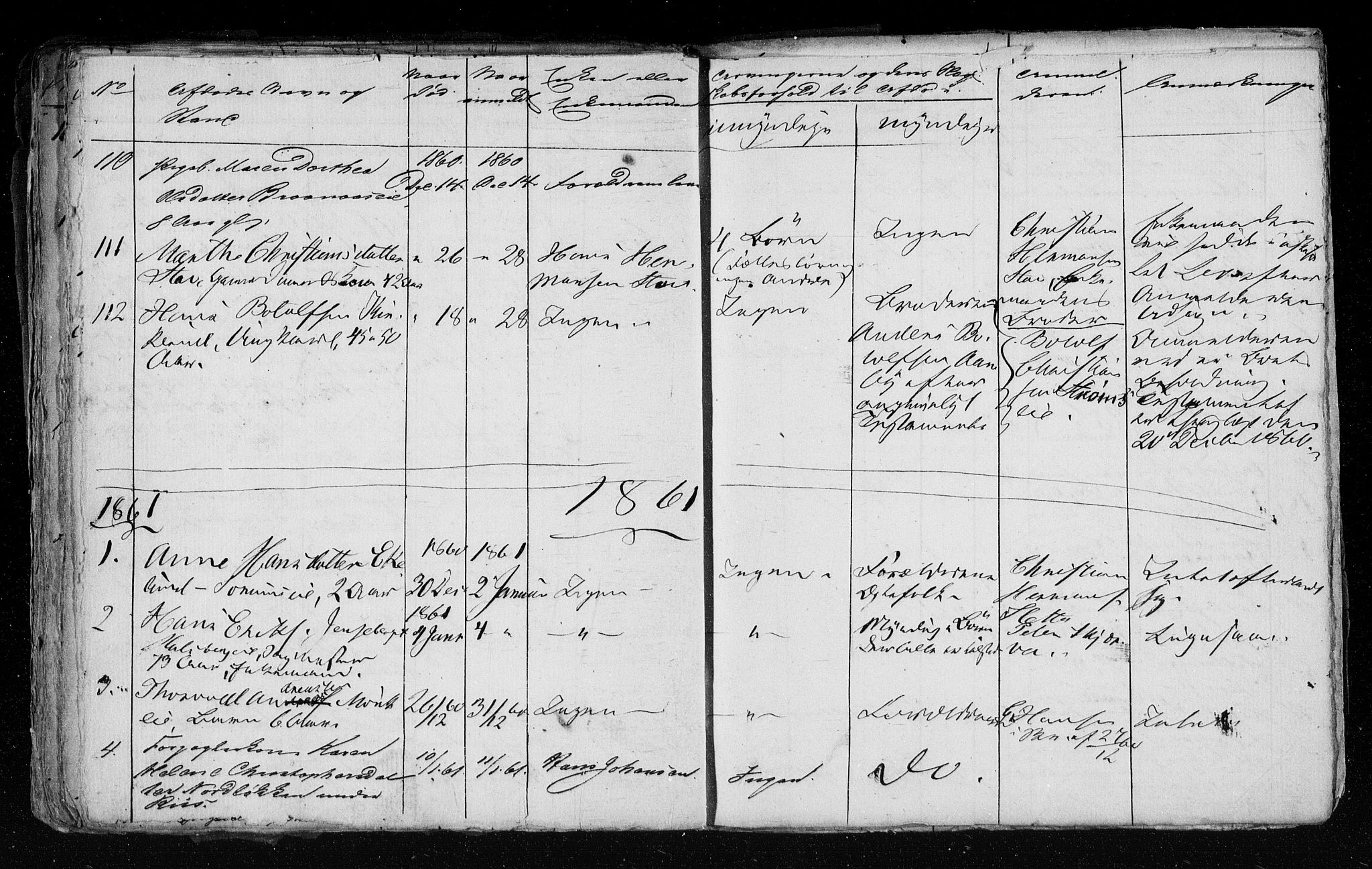 Nedre Romerike sorenskriveri, SAO/A-10469/H/Hb/Hba/L0002: Dødsfallsprotokoll, rekke I , 1857-1862
