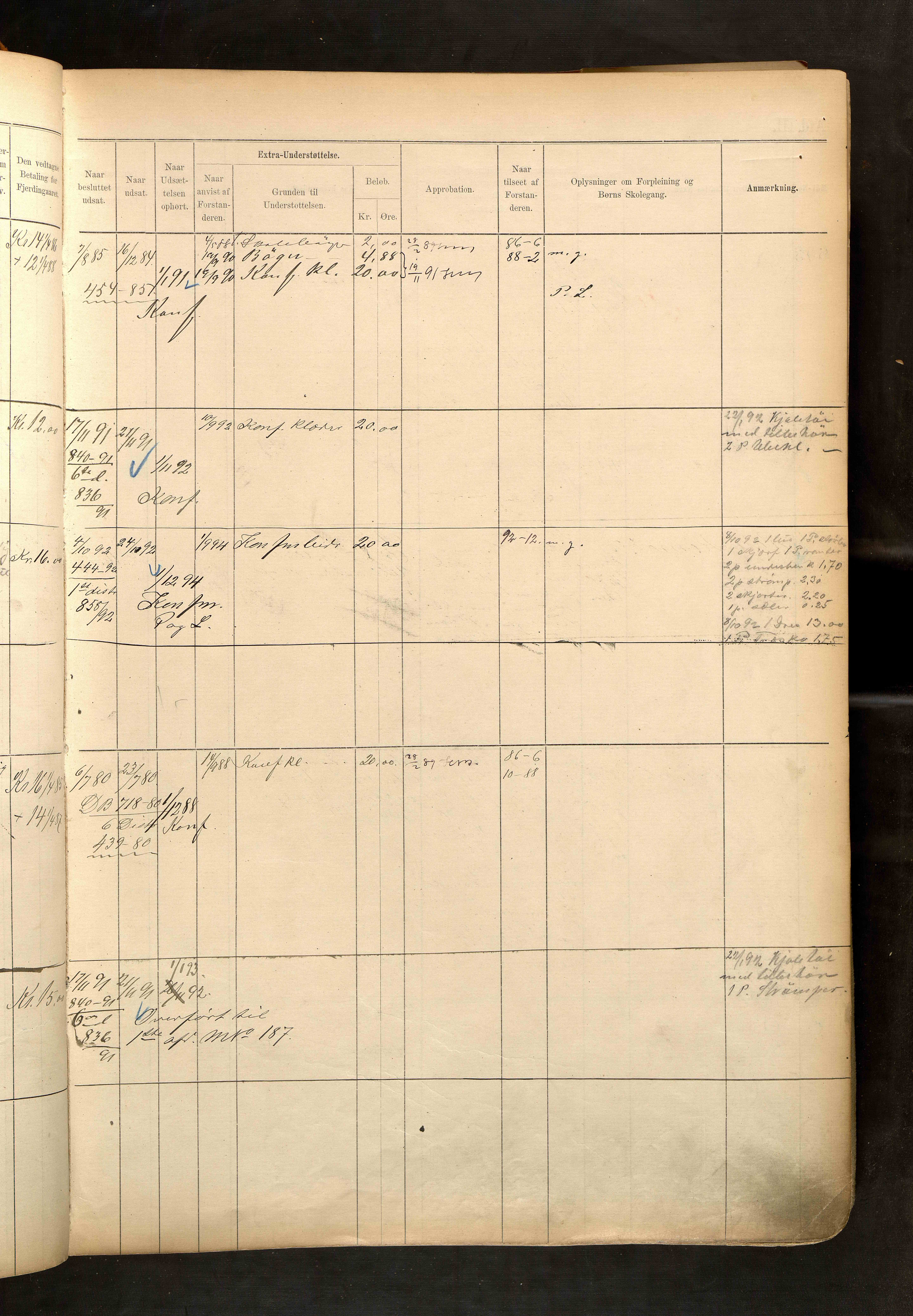 Fattigvesenet, OBA/A-20045/H/Hd/L0004: Manntallsprotokoll. Mnr. 501-1000, 1887-1897, p. 108