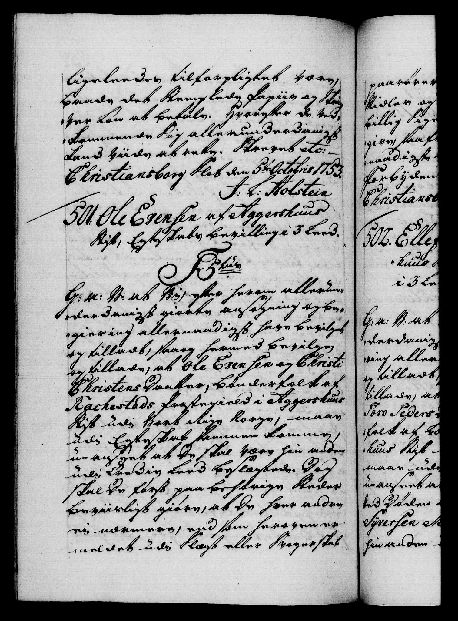 Danske Kanselli 1572-1799, AV/RA-EA-3023/F/Fc/Fca/Fcaa/L0038: Norske registre, 1753-1754, p. 459b