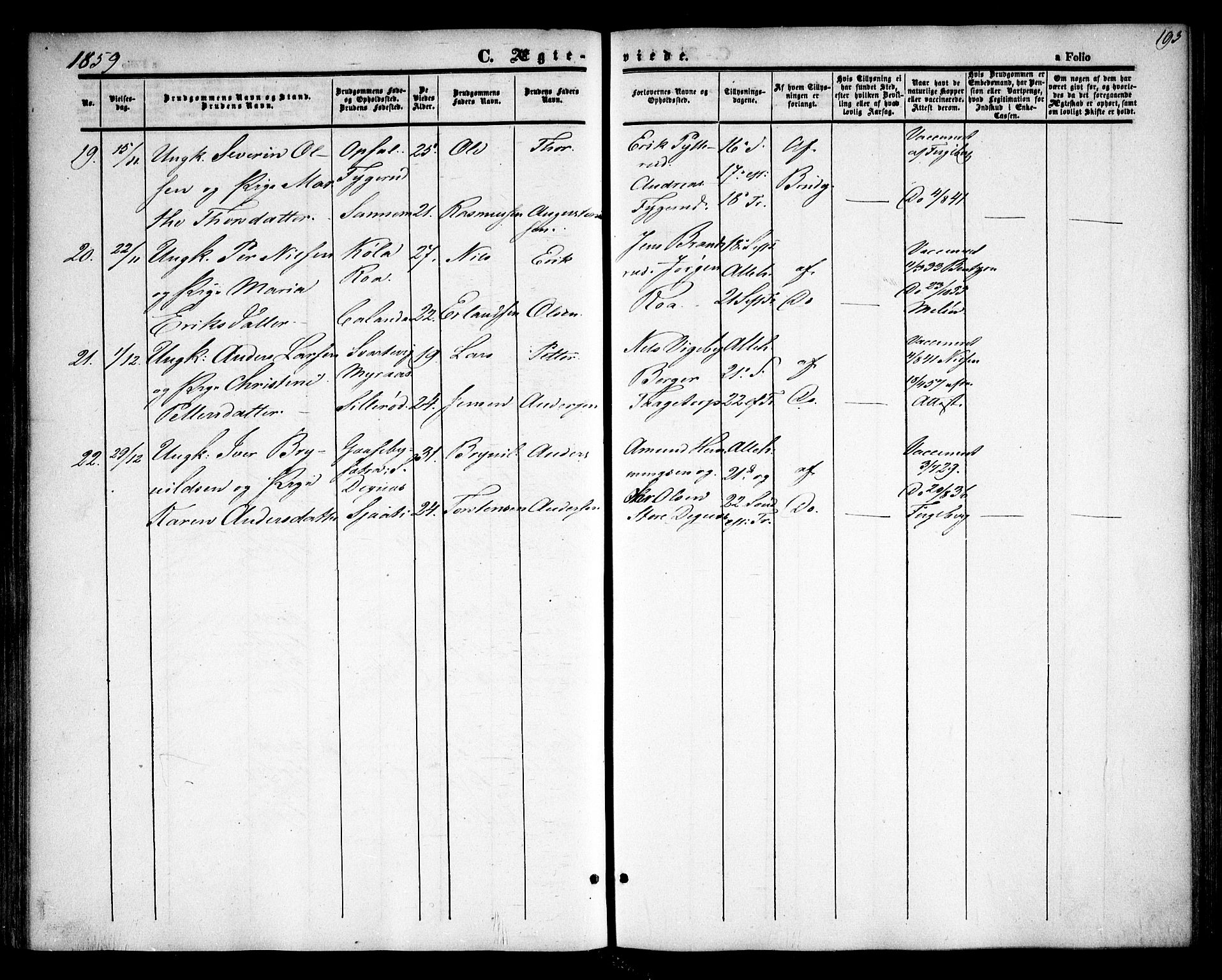 Rødenes prestekontor Kirkebøker, SAO/A-2005/F/Fa/L0006: Parish register (official) no. I 6, 1850-1859, p. 193