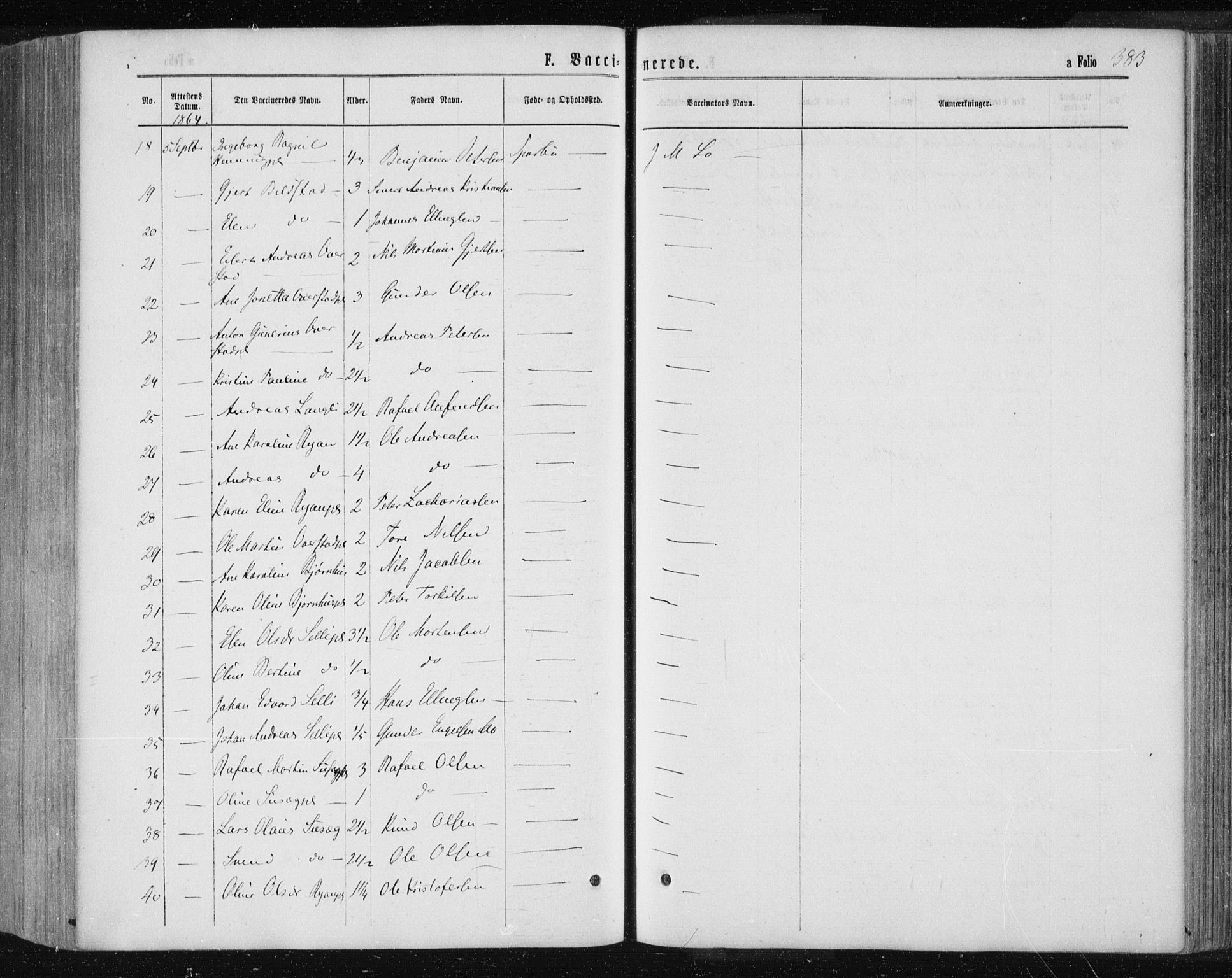 Ministerialprotokoller, klokkerbøker og fødselsregistre - Nord-Trøndelag, SAT/A-1458/735/L0345: Parish register (official) no. 735A08 /1, 1863-1872, p. 383