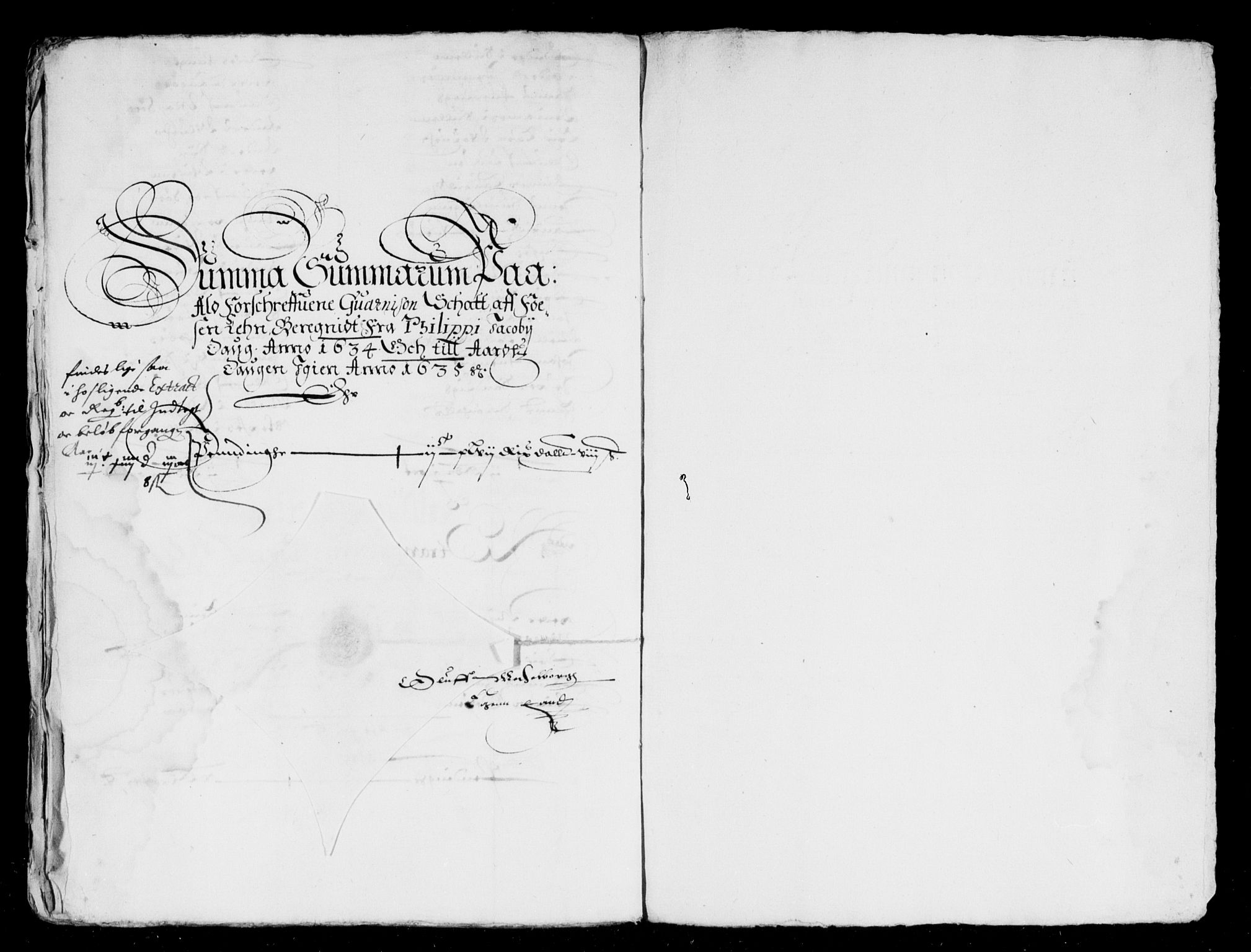 Rentekammeret inntil 1814, Reviderte regnskaper, Lensregnskaper, AV/RA-EA-5023/R/Rb/Rbw/L0056: Trondheim len, 1634-1636