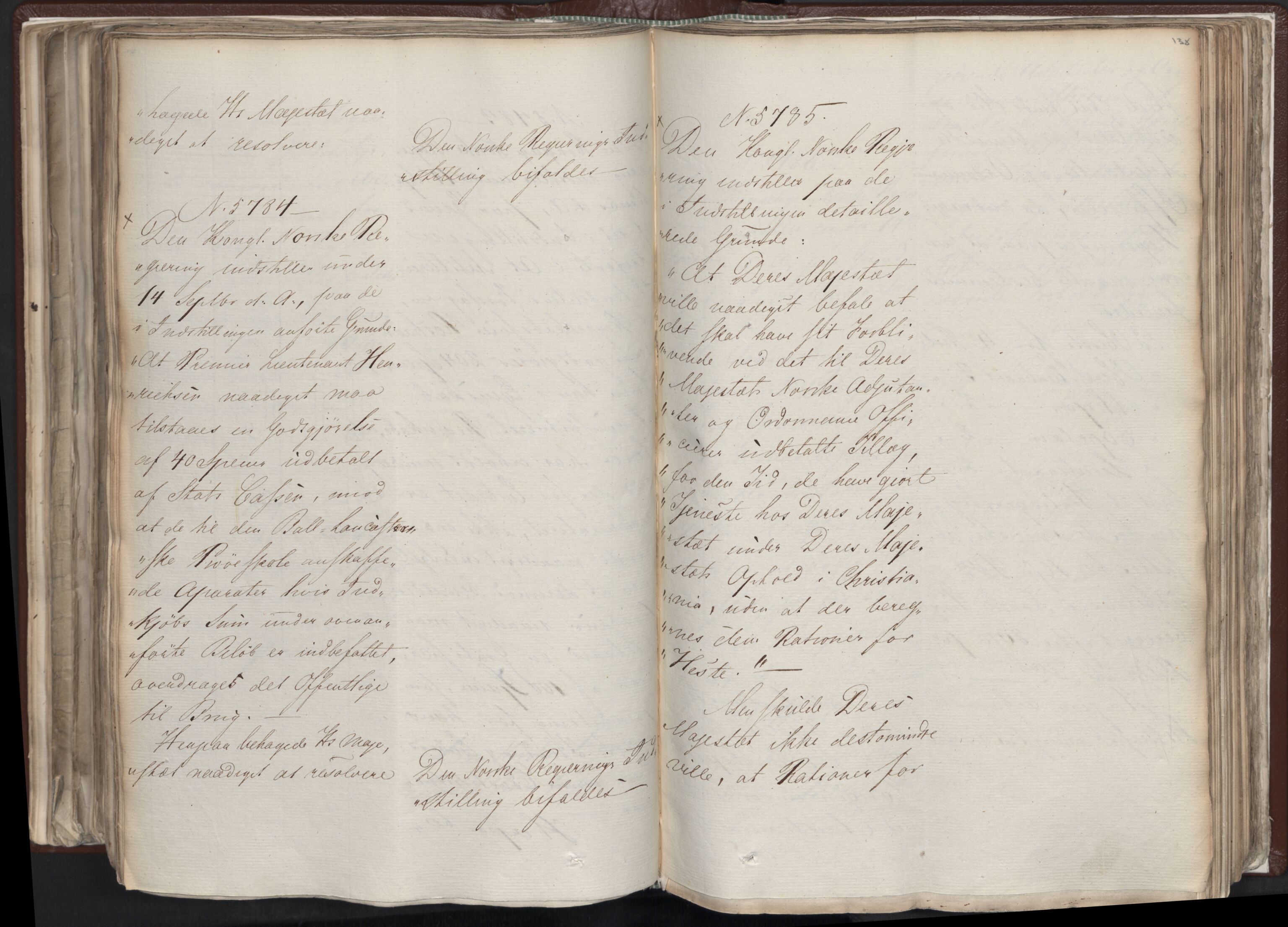 Statsrådssekretariatet, AV/RA-S-1001/A/Ab/L0012: Kgl. res. nr. 5679-6008 II, 1821, p. 137b-138a