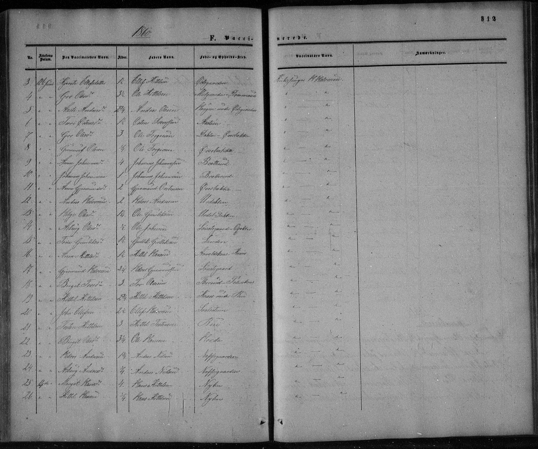 Gransherad kirkebøker, SAKO/A-267/F/Fa/L0003: Parish register (official) no. I 3, 1859-1870, p. 312