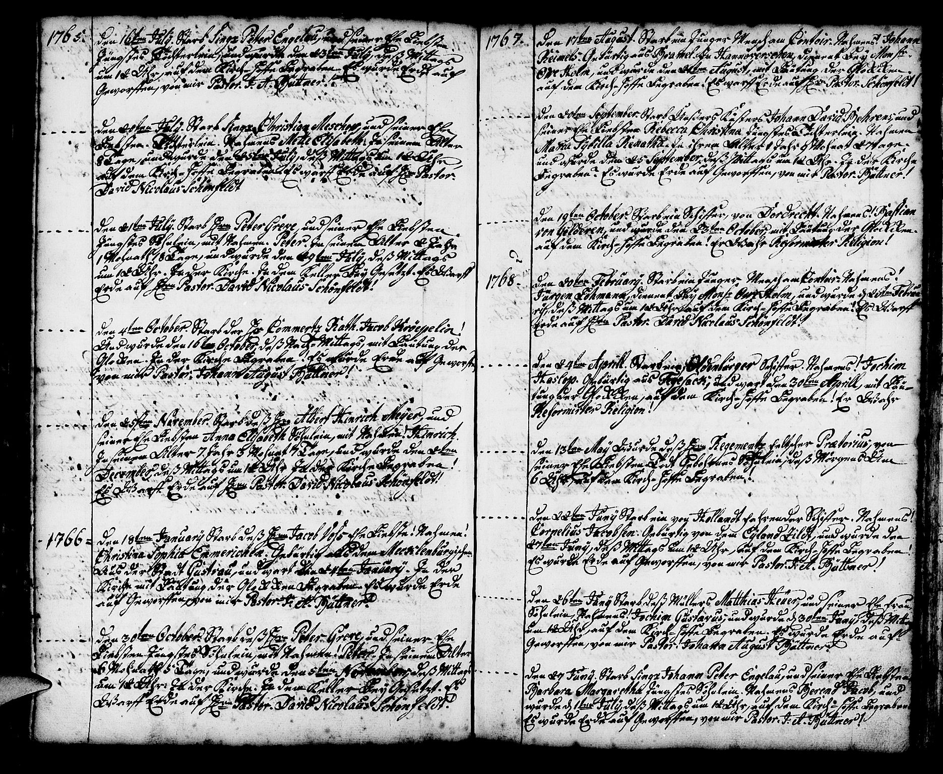 Mariakirken Sokneprestembete, AV/SAB-A-76901/H/Haa/L0002: Parish register (official) no. A 2, 1748-1807, p. 104