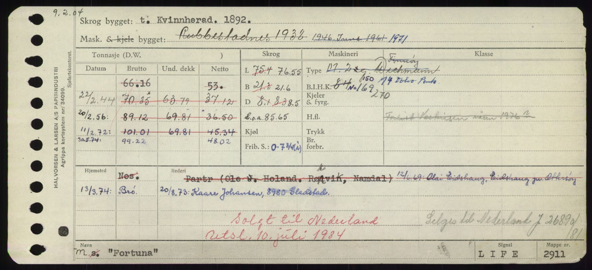 Sjøfartsdirektoratet med forløpere, Skipsmålingen, AV/RA-S-1627/H/Hd/L0011: Fartøy, Fla-Får, p. 197