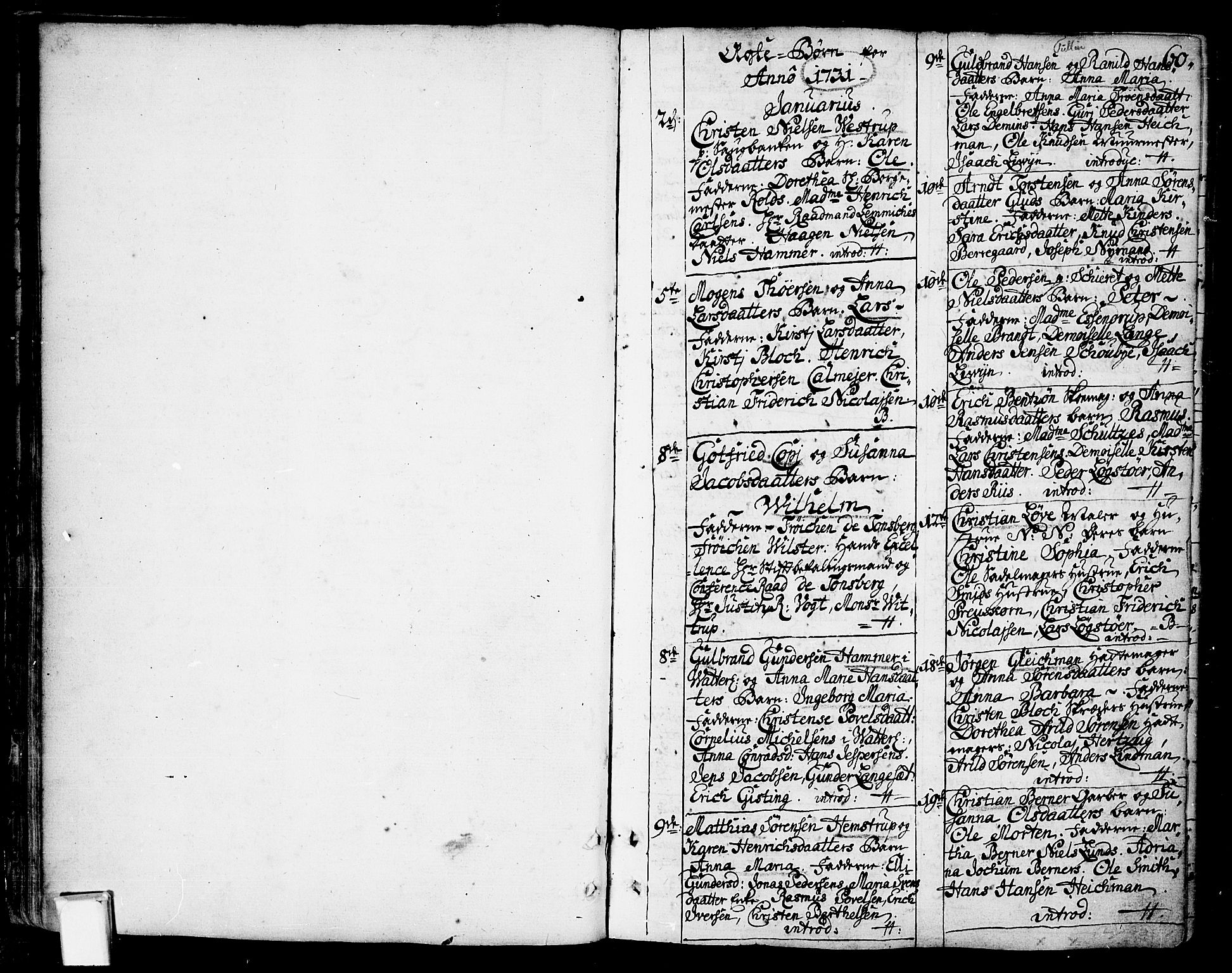 Oslo domkirke Kirkebøker, SAO/A-10752/F/Fa/L0003: Parish register (official) no. 3, 1731-1743, p. 60