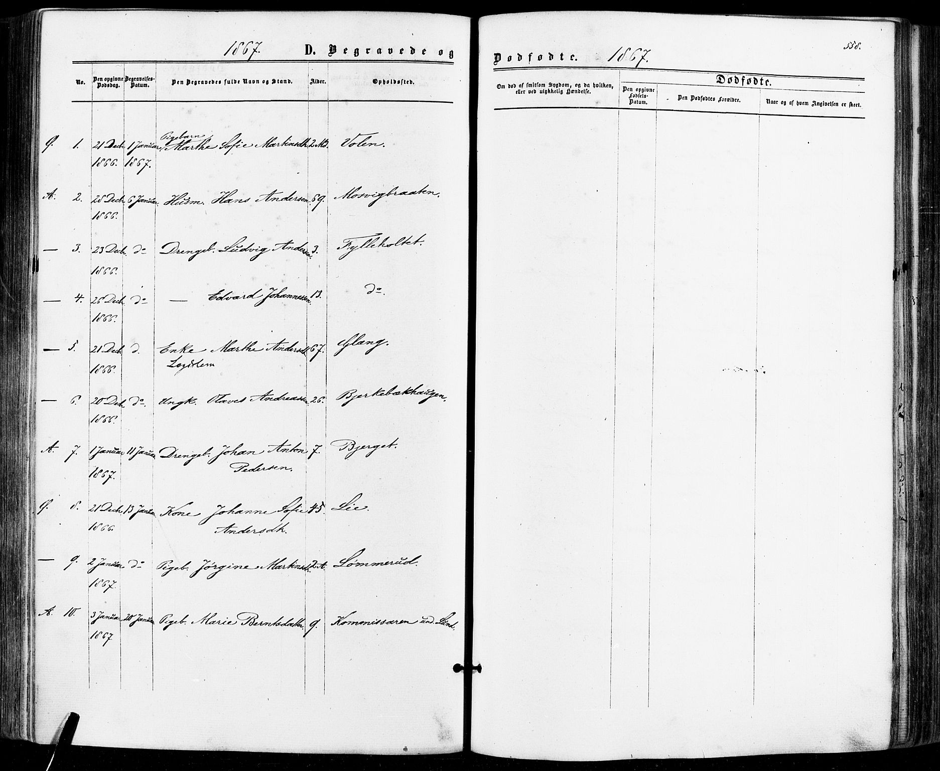 Aremark prestekontor Kirkebøker, SAO/A-10899/F/Fc/L0004: Parish register (official) no. III 4, 1866-1877, p. 557-558