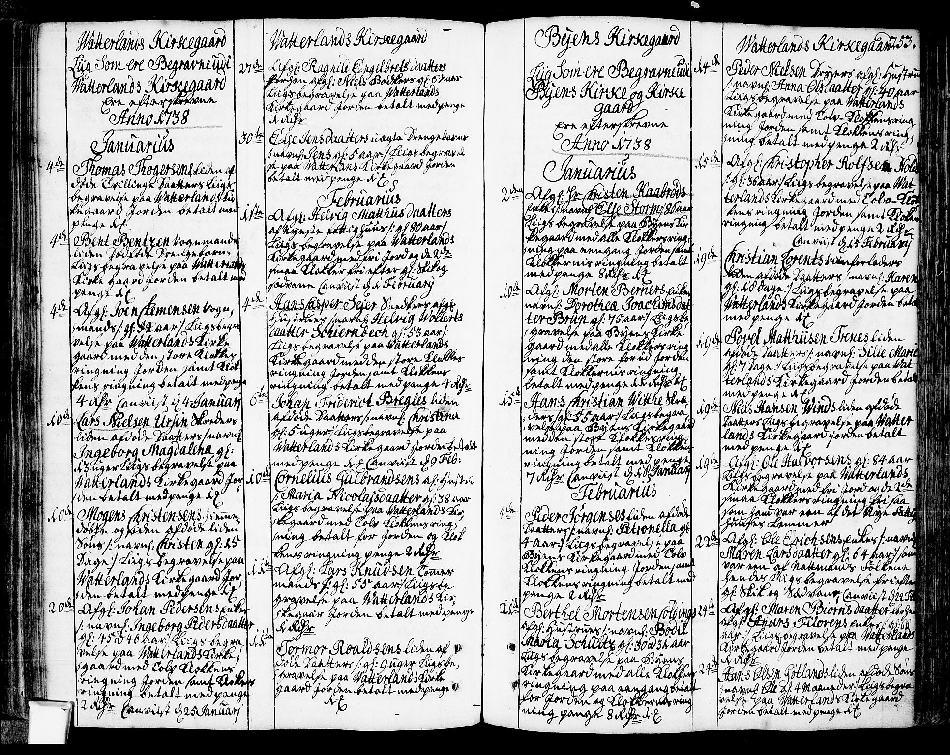 Oslo domkirke Kirkebøker, SAO/A-10752/F/Fa/L0003: Parish register (official) no. 3, 1731-1743, p. 253