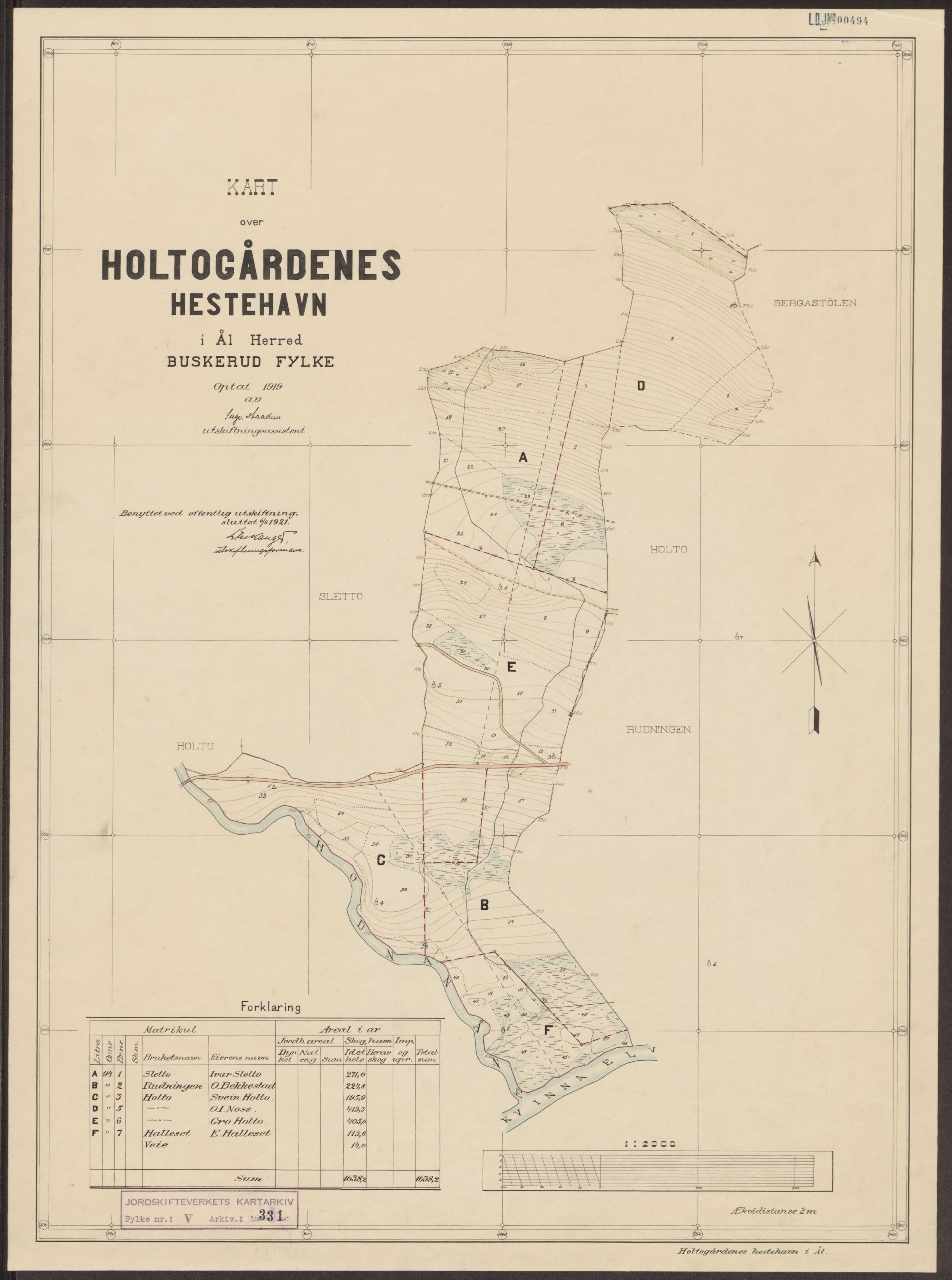 Jordskifteverkets kartarkiv, RA/S-3929/T, 1859-1988, p. 472