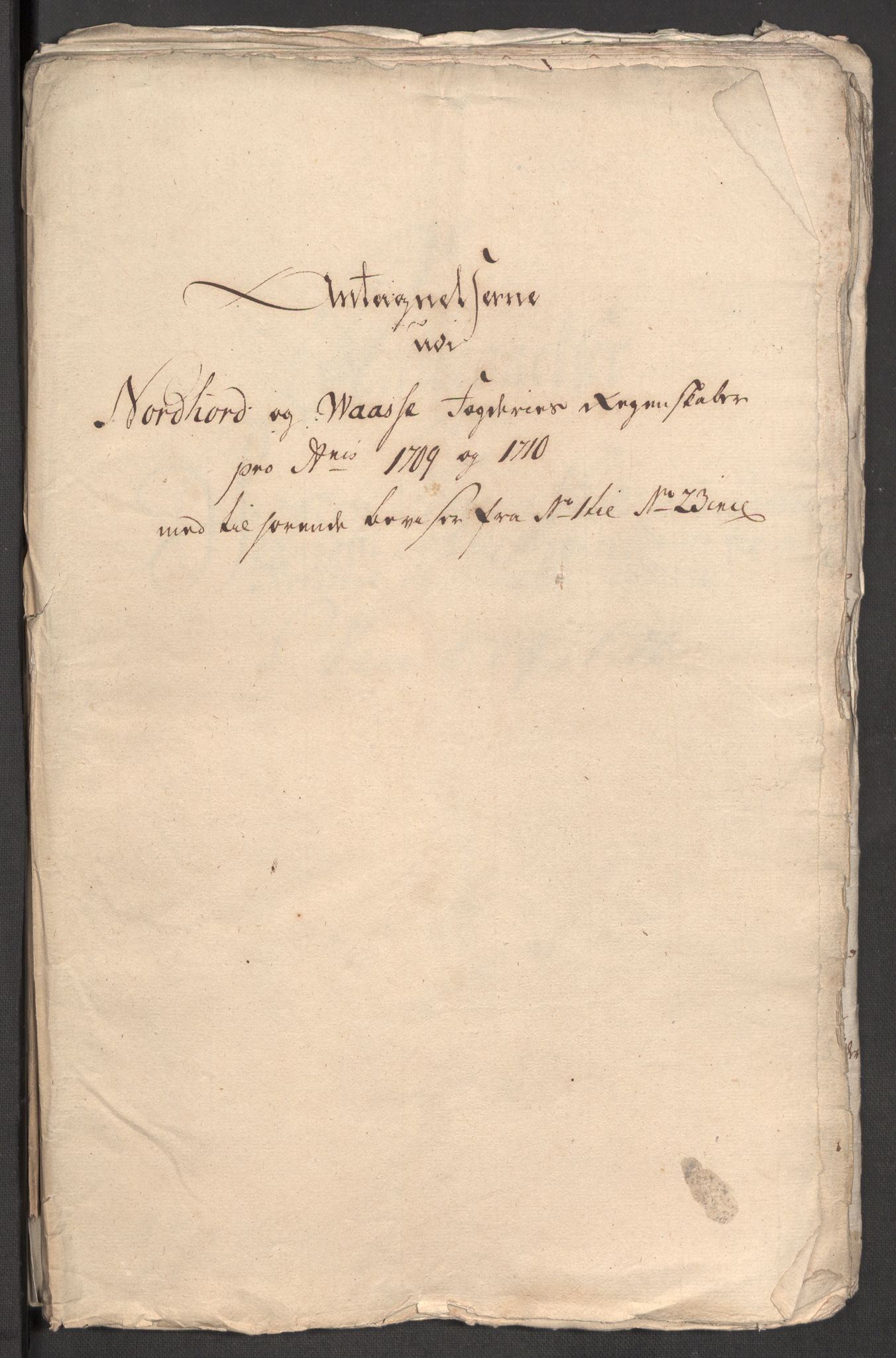 Rentekammeret inntil 1814, Reviderte regnskaper, Fogderegnskap, RA/EA-4092/R51/L3191: Fogderegnskap Nordhordland og Voss, 1710, p. 283