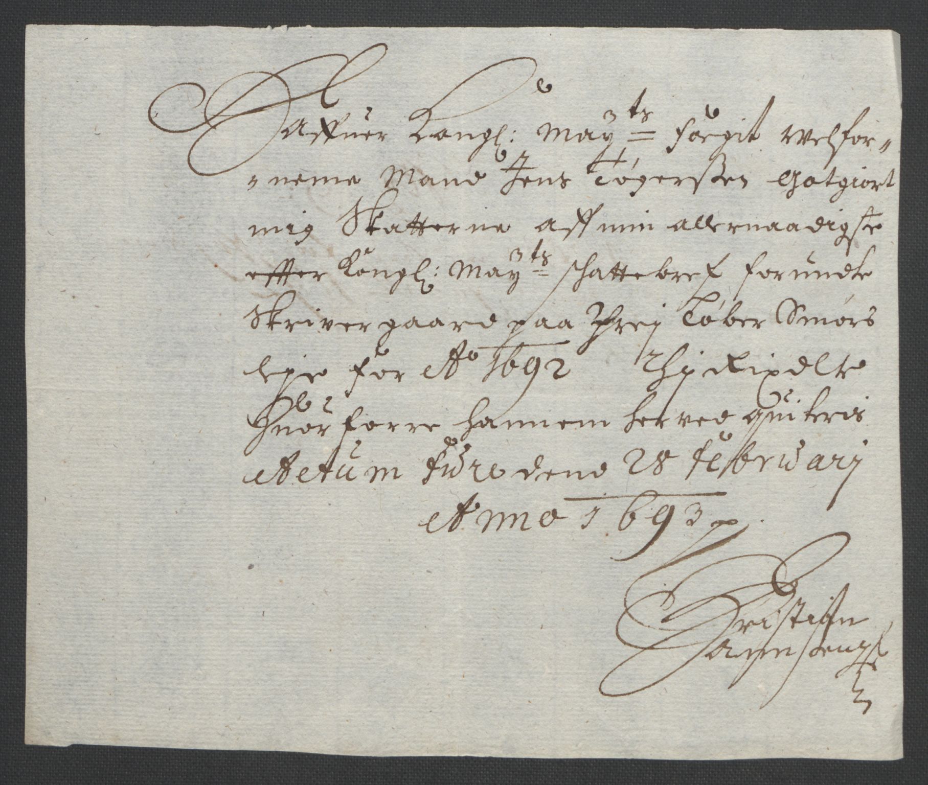 Rentekammeret inntil 1814, Reviderte regnskaper, Fogderegnskap, AV/RA-EA-4092/R53/L3420: Fogderegnskap Sunn- og Nordfjord, 1691-1692, p. 262