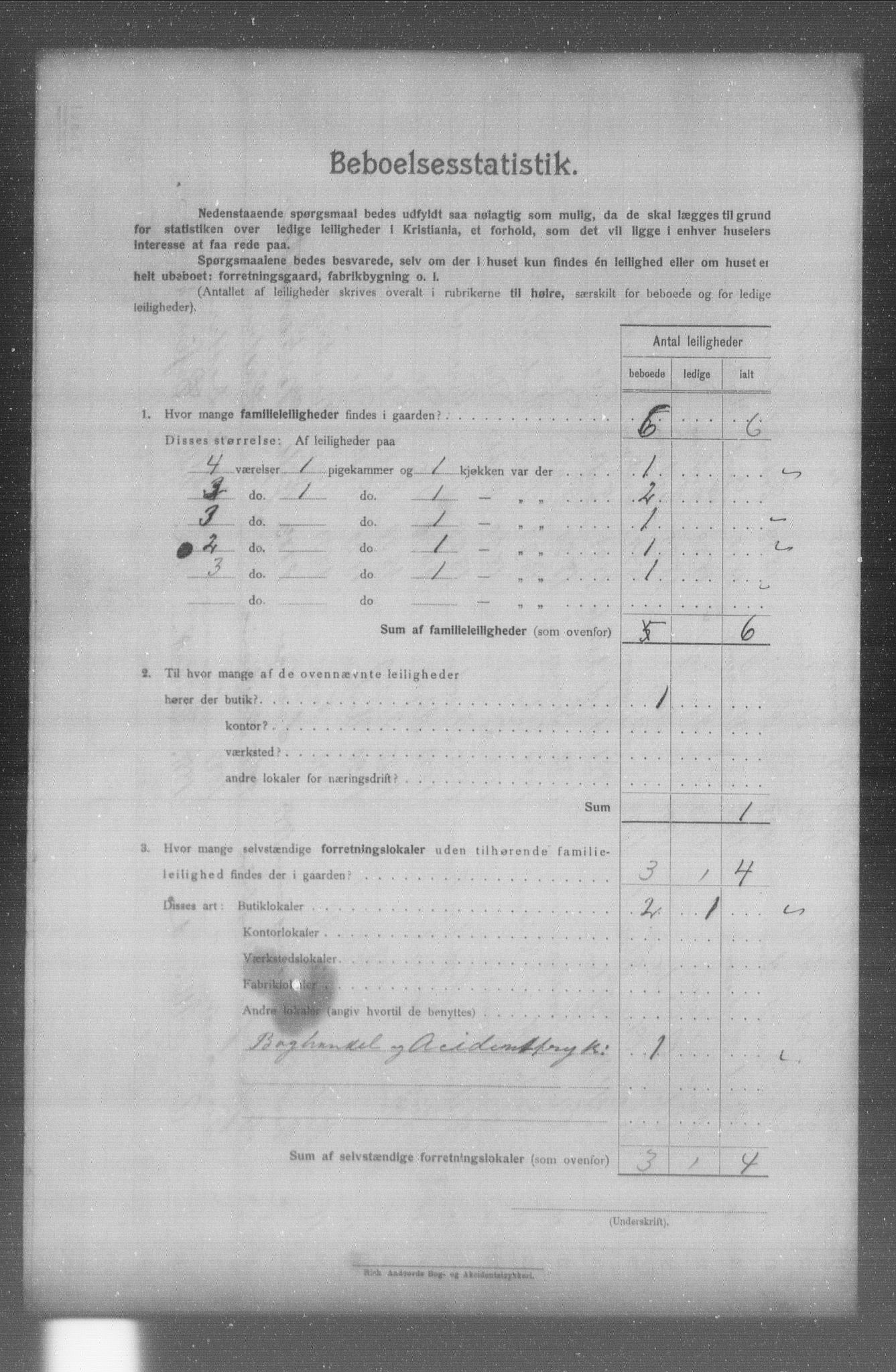 OBA, Municipal Census 1904 for Kristiania, 1904, p. 12404