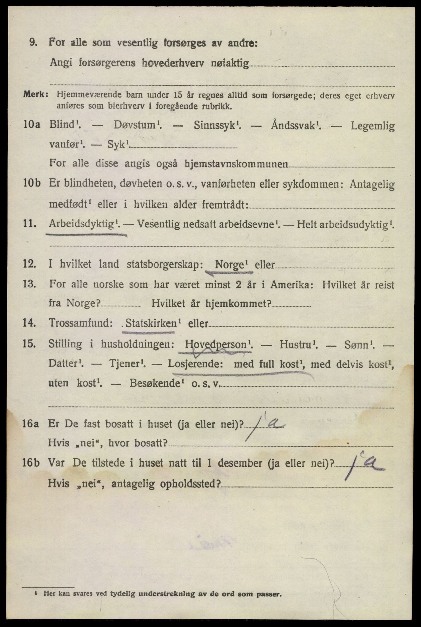 SAKO, 1920 census for Brunlanes, 1920, p. 6078